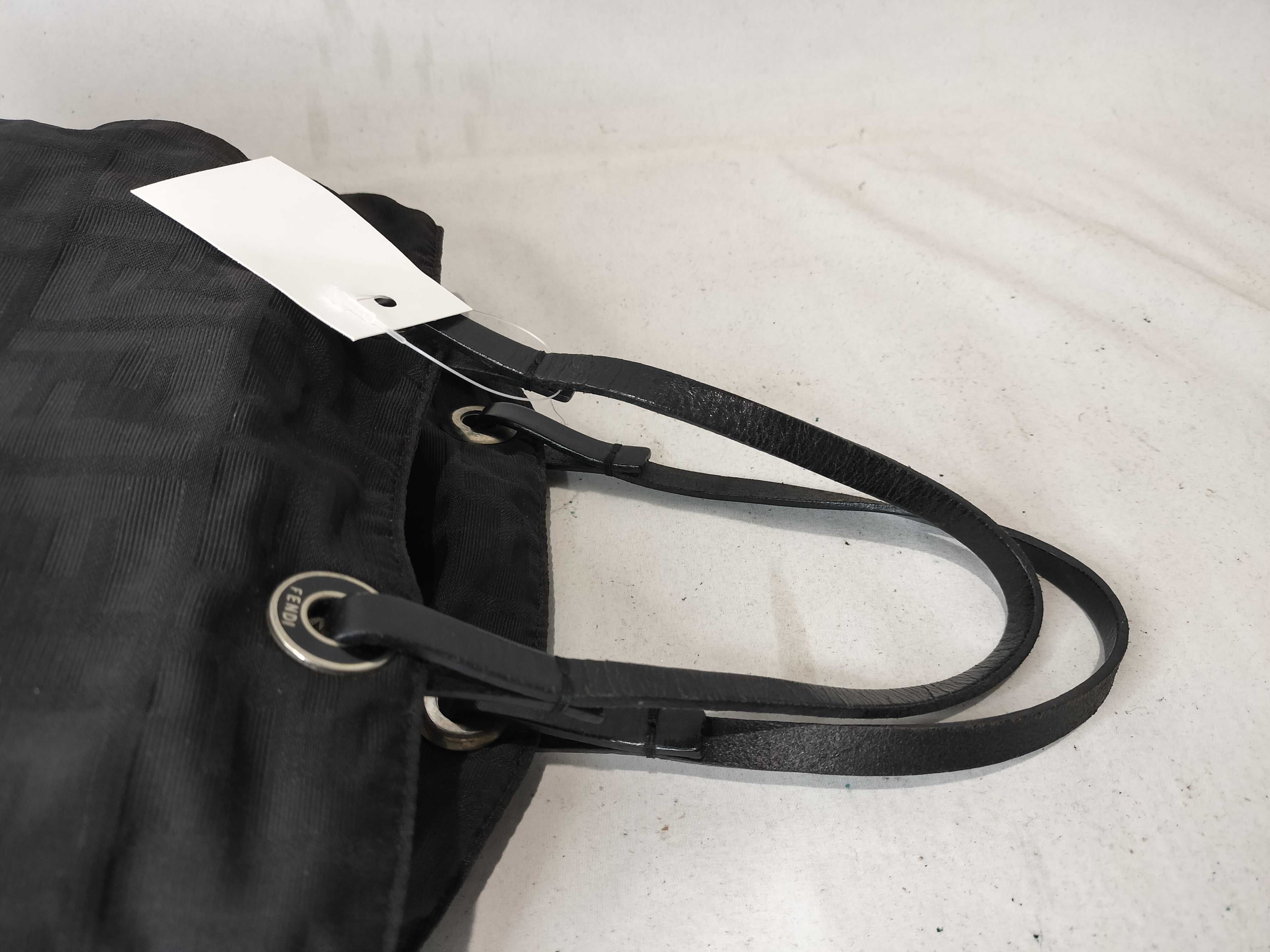 Zucca pattern black handbag — view 3