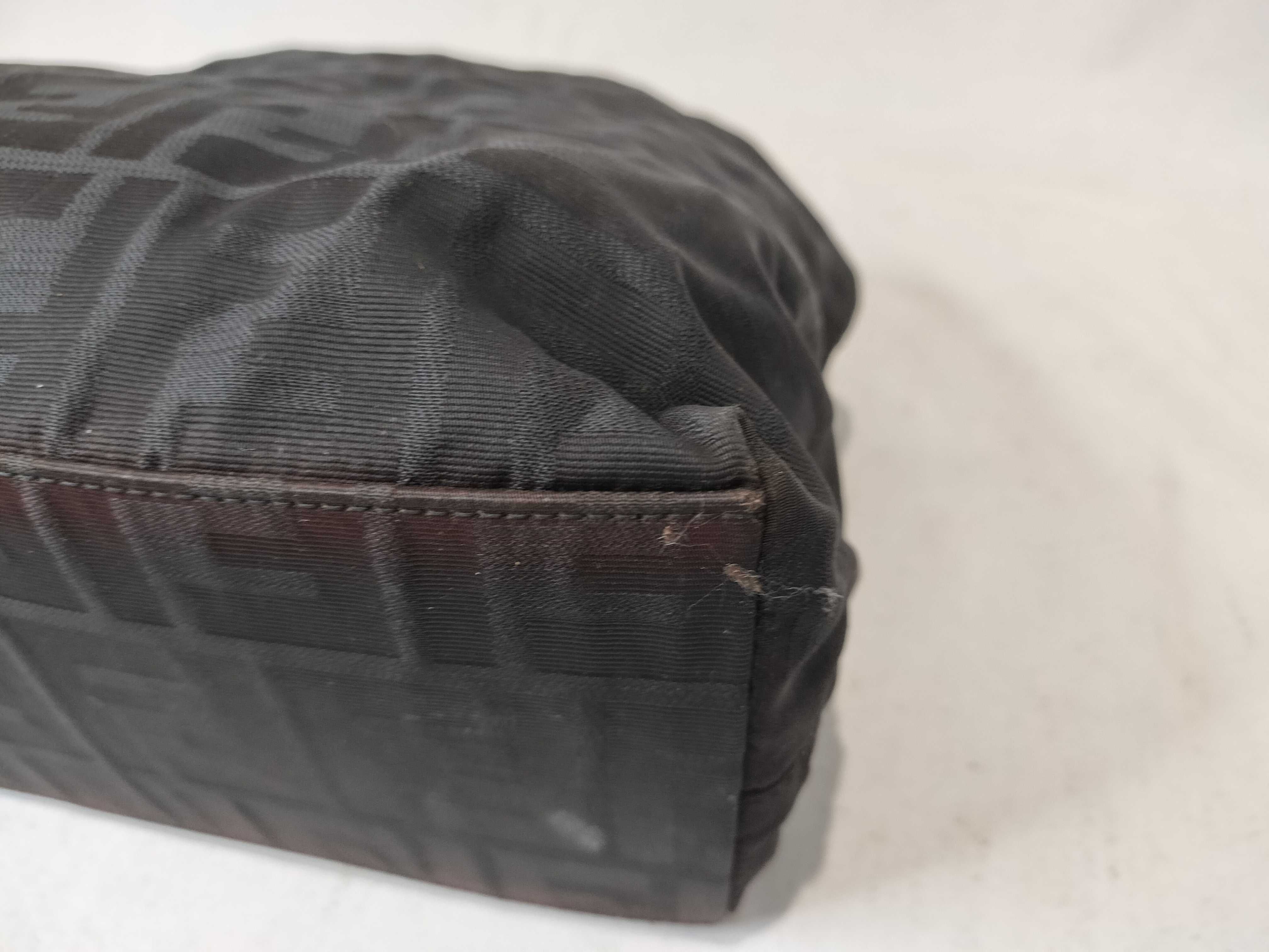 Zucca pattern black handbag — view 6