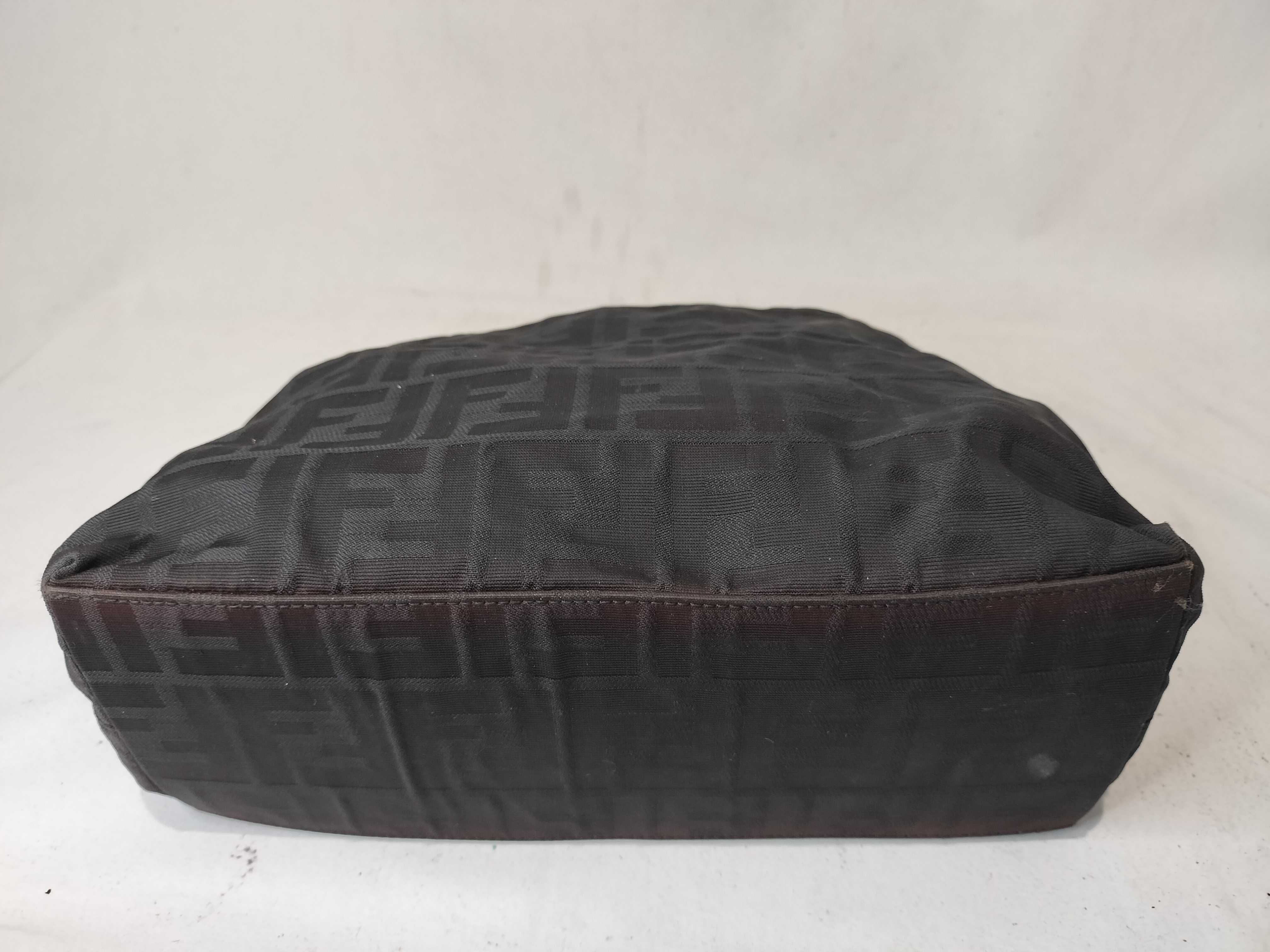 Zucca pattern black handbag — view 7