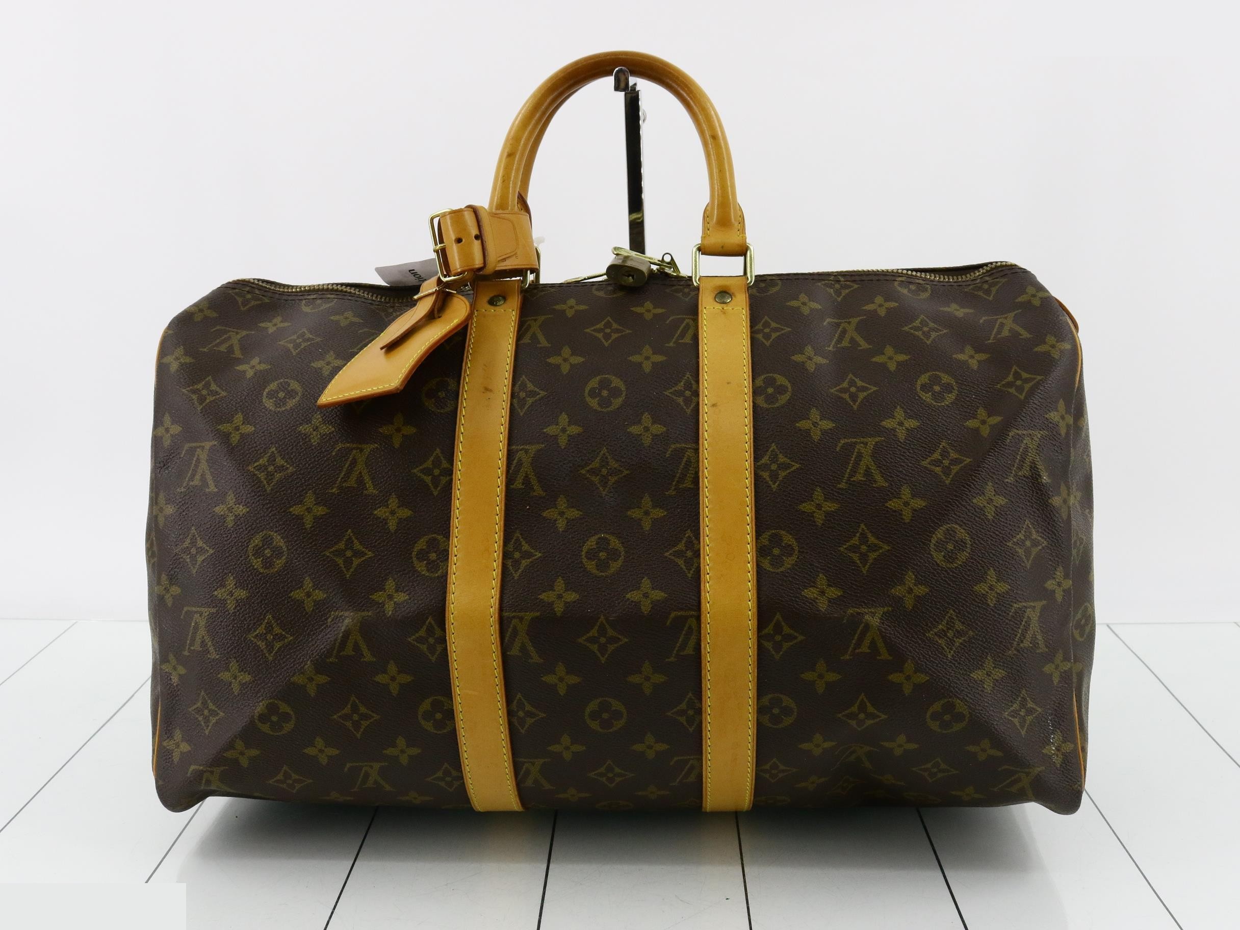 M41428 Keepall 45 SP0936 with handle and name tag included — view 2