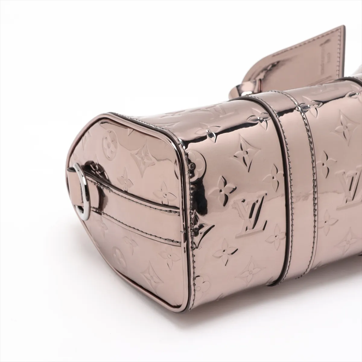 Monogram Mirror Canvas Keepall Bandoulière 25 M26903 Silver (RFID detected) — view 4