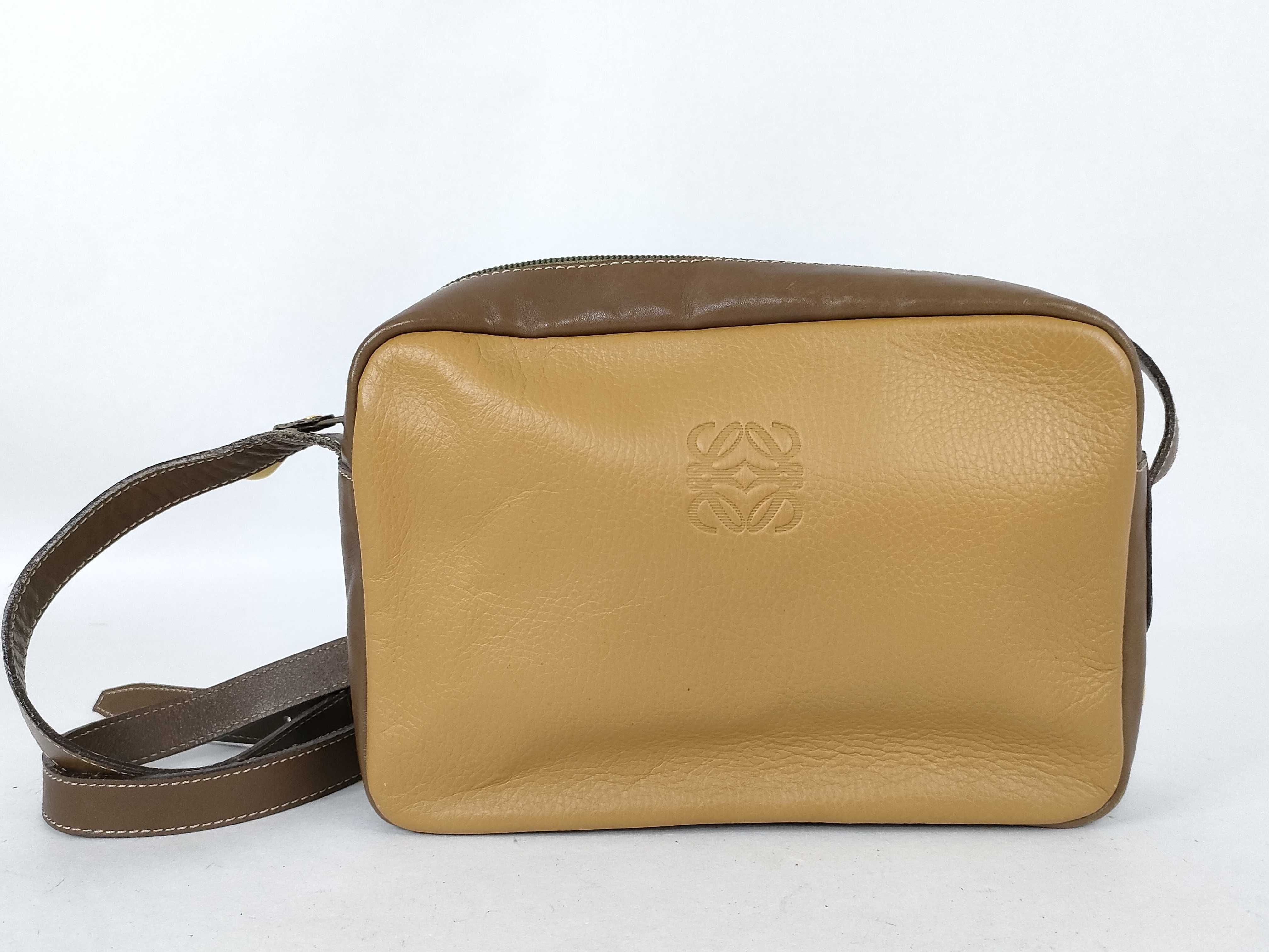 Leather Anagram Shoulder Bag