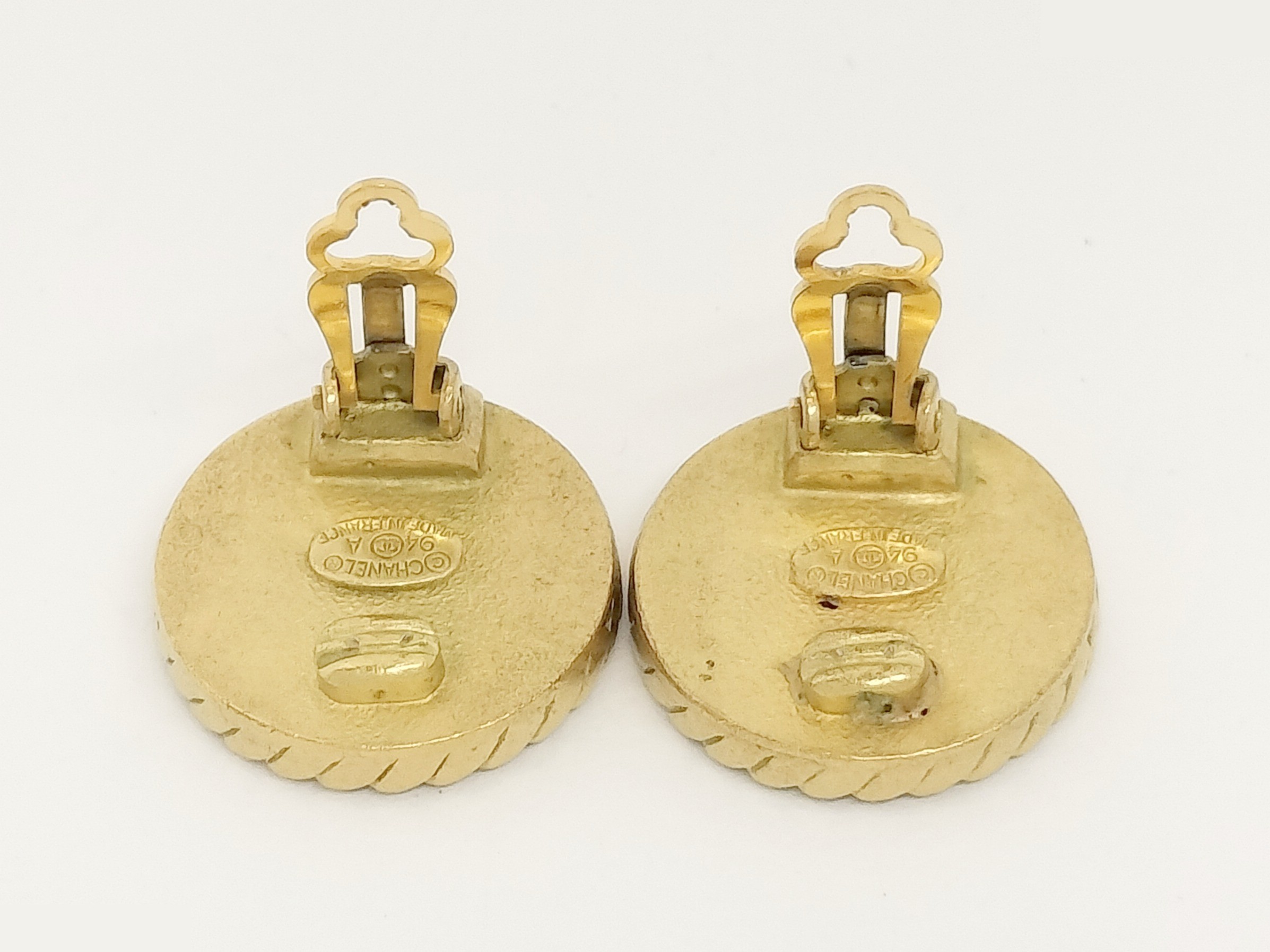 Coco Black Gold Earrings 94A — view 3