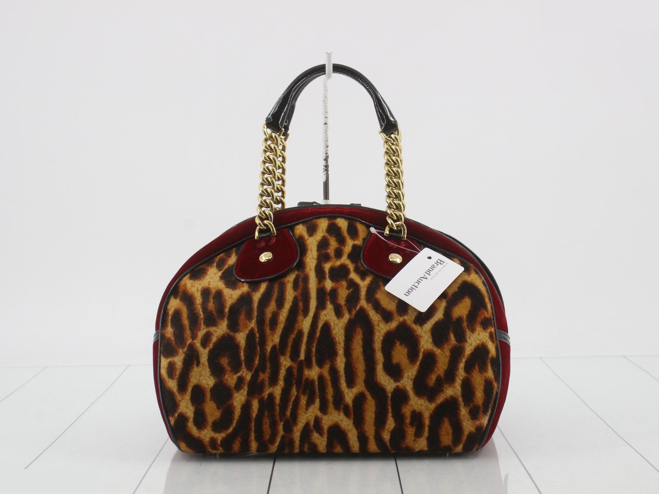 Calf hair gambler bag — view 2