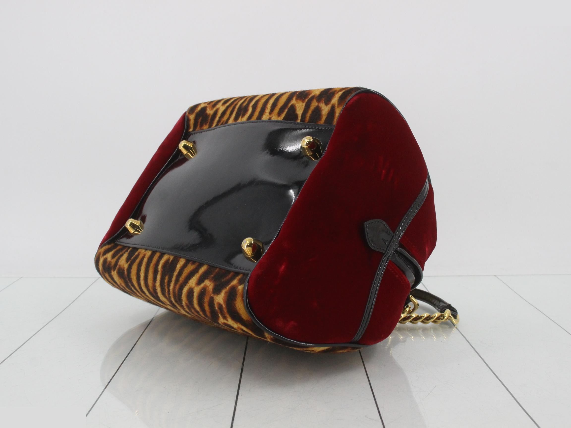 Calf hair gambler bag — view 6