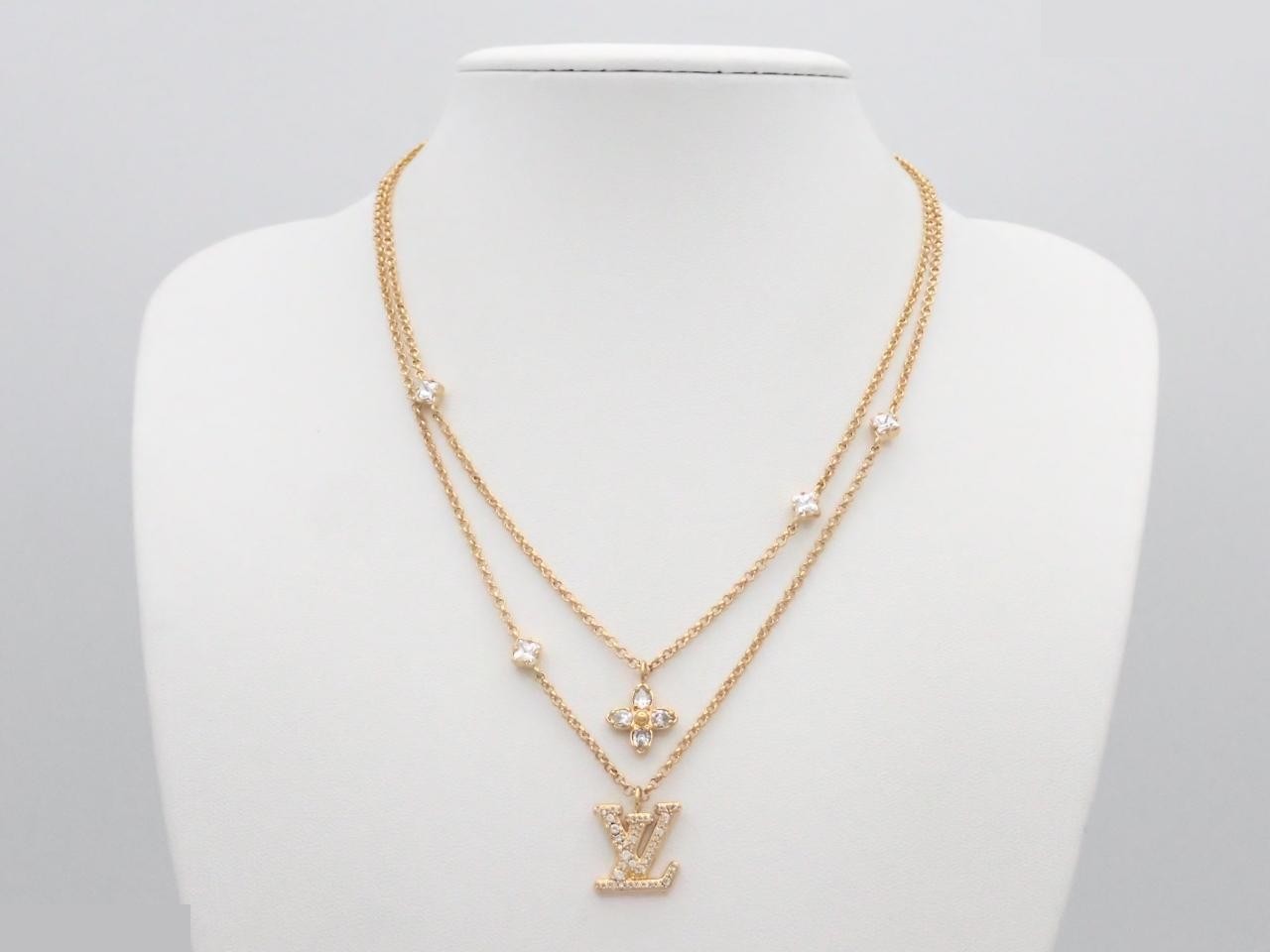 Lady LV Necklace M01845, Chain approx. 40cm — view 3