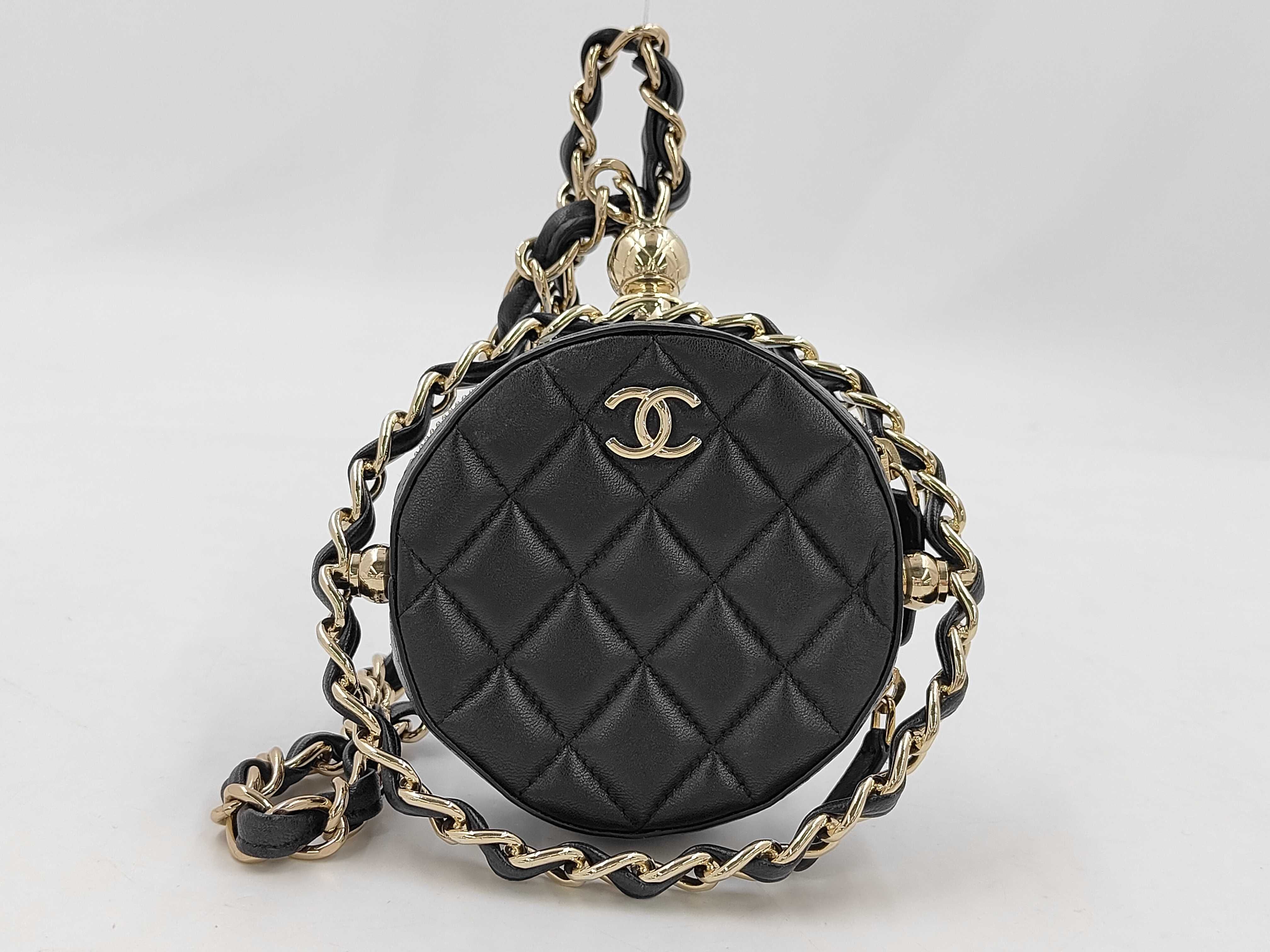 Coco Mark Frame Chain Round Handbag