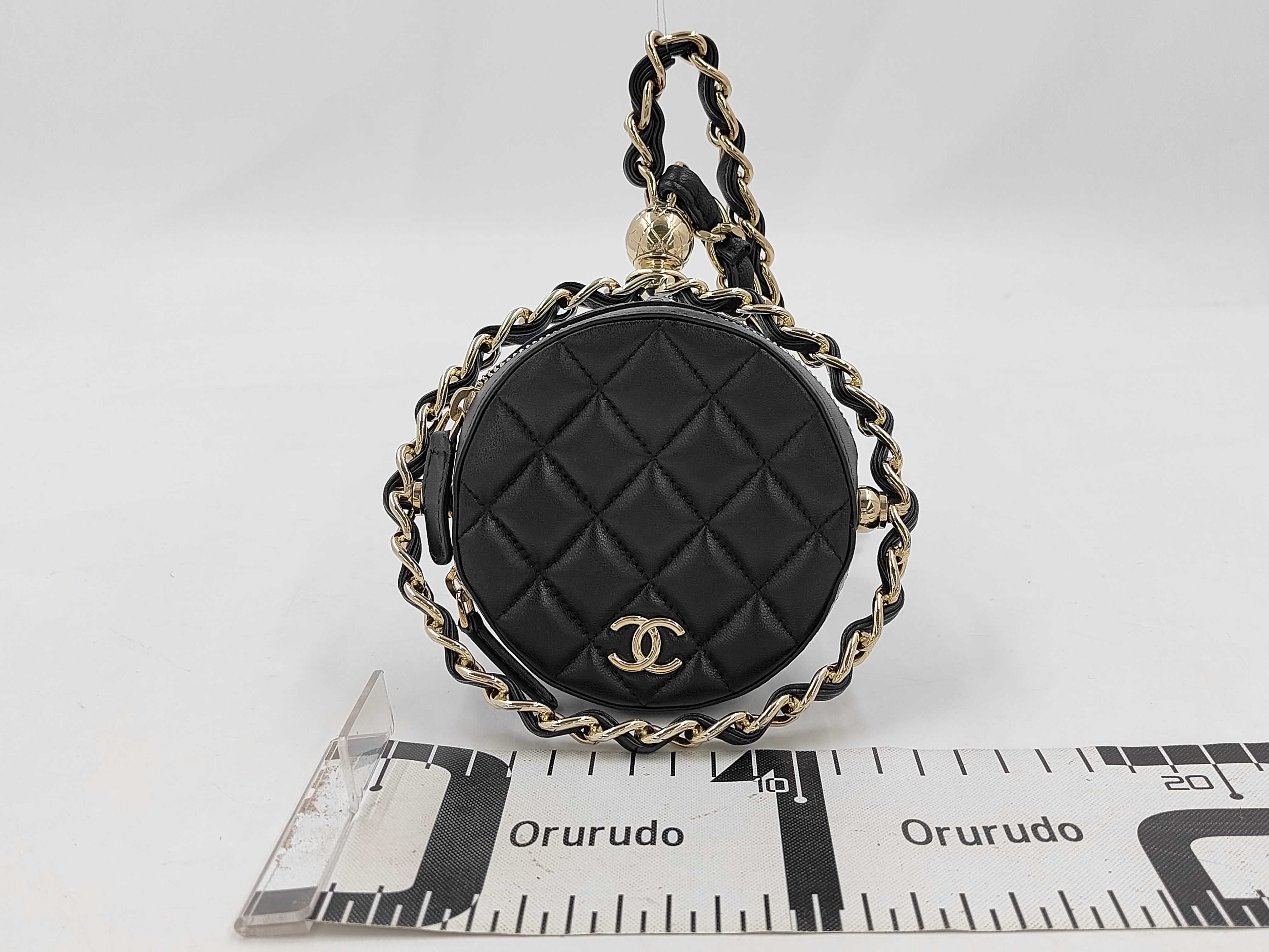 Coco Mark Frame Chain Round Handbag — view 2