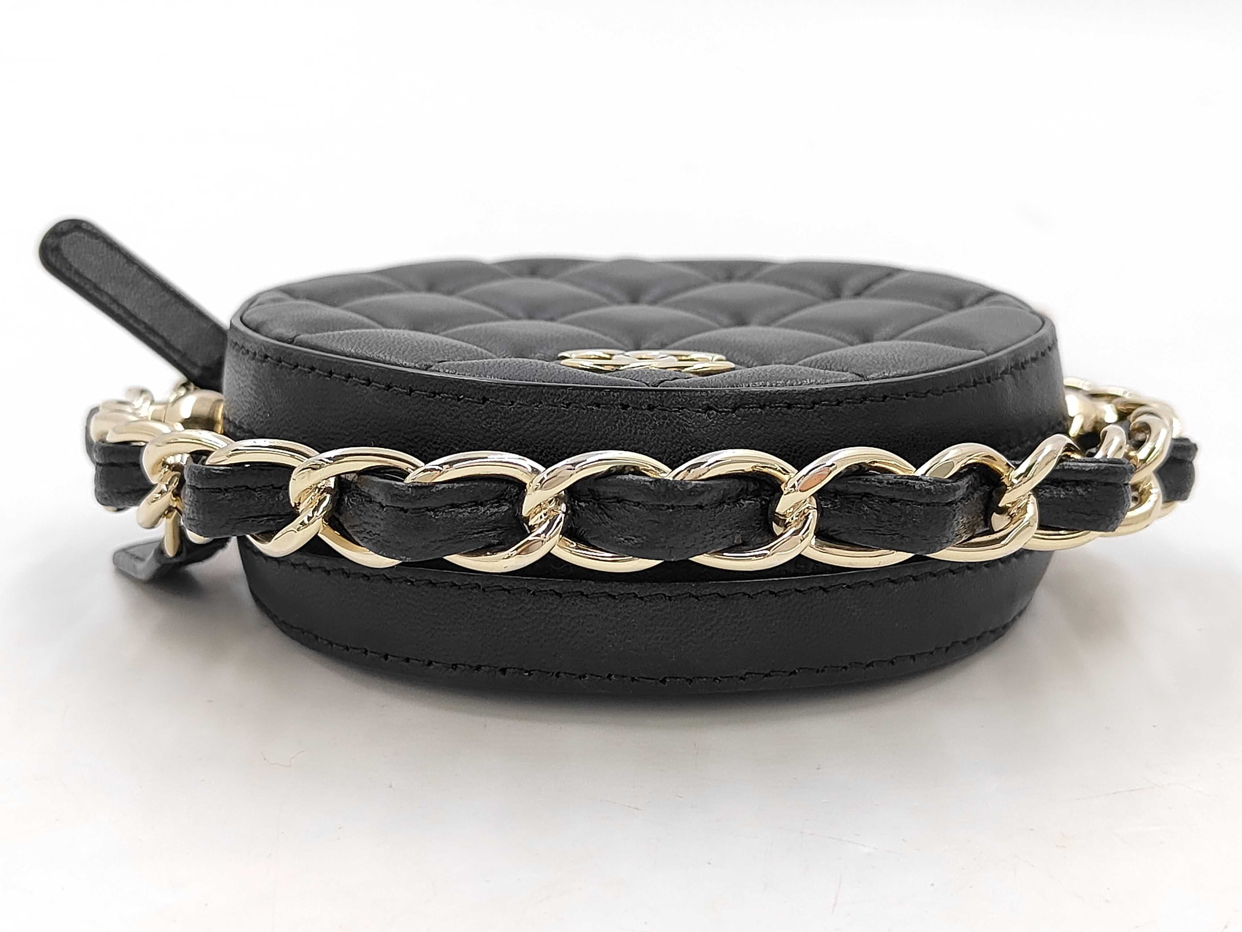 Coco Mark Frame Chain Round Handbag — view 7