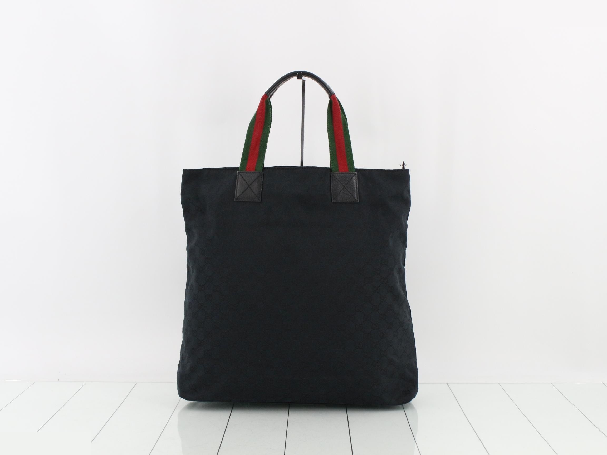 GG Canvas Tote Bag - Black — view 2