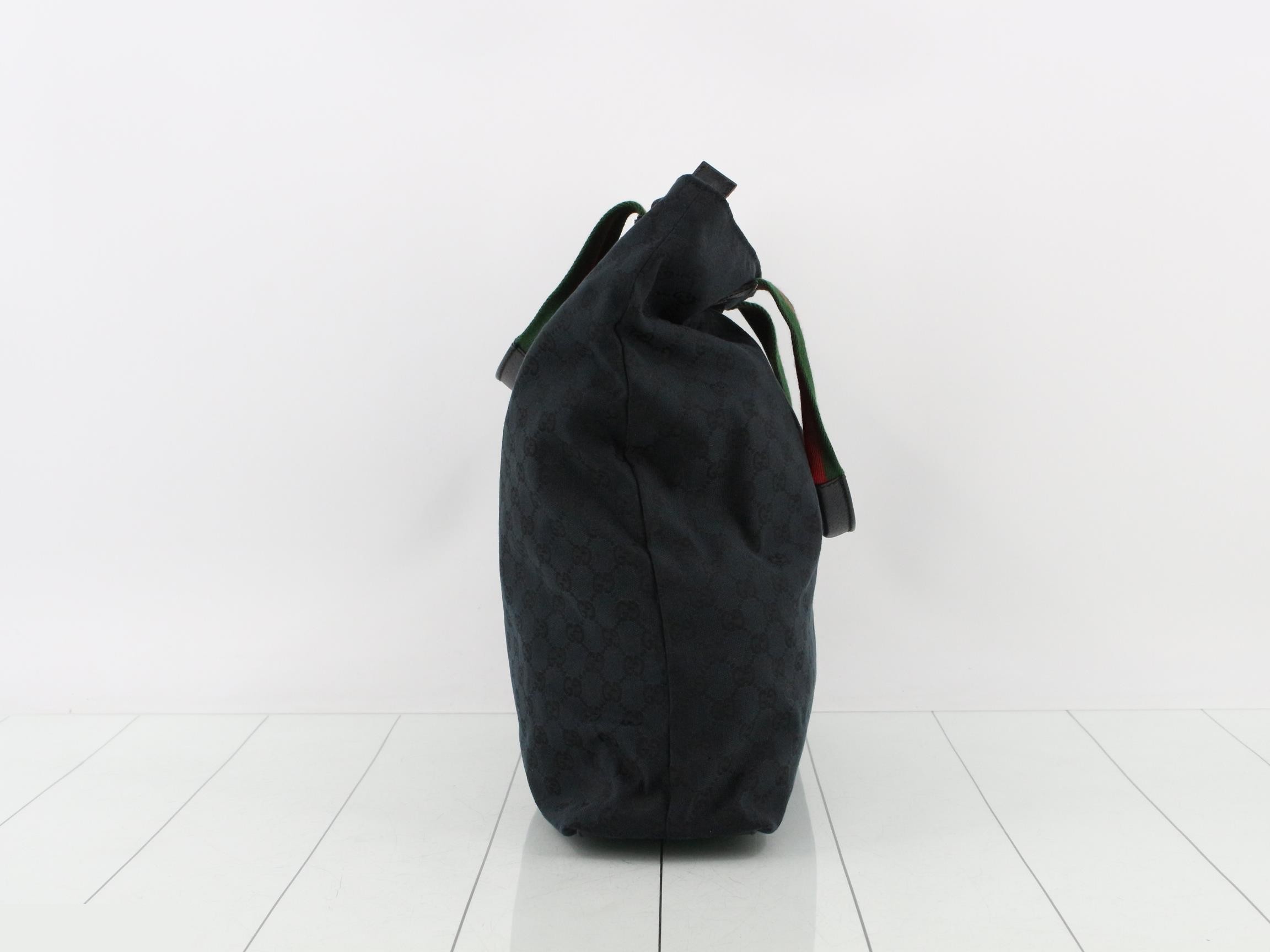 GG Canvas Tote Bag - Black — view 4