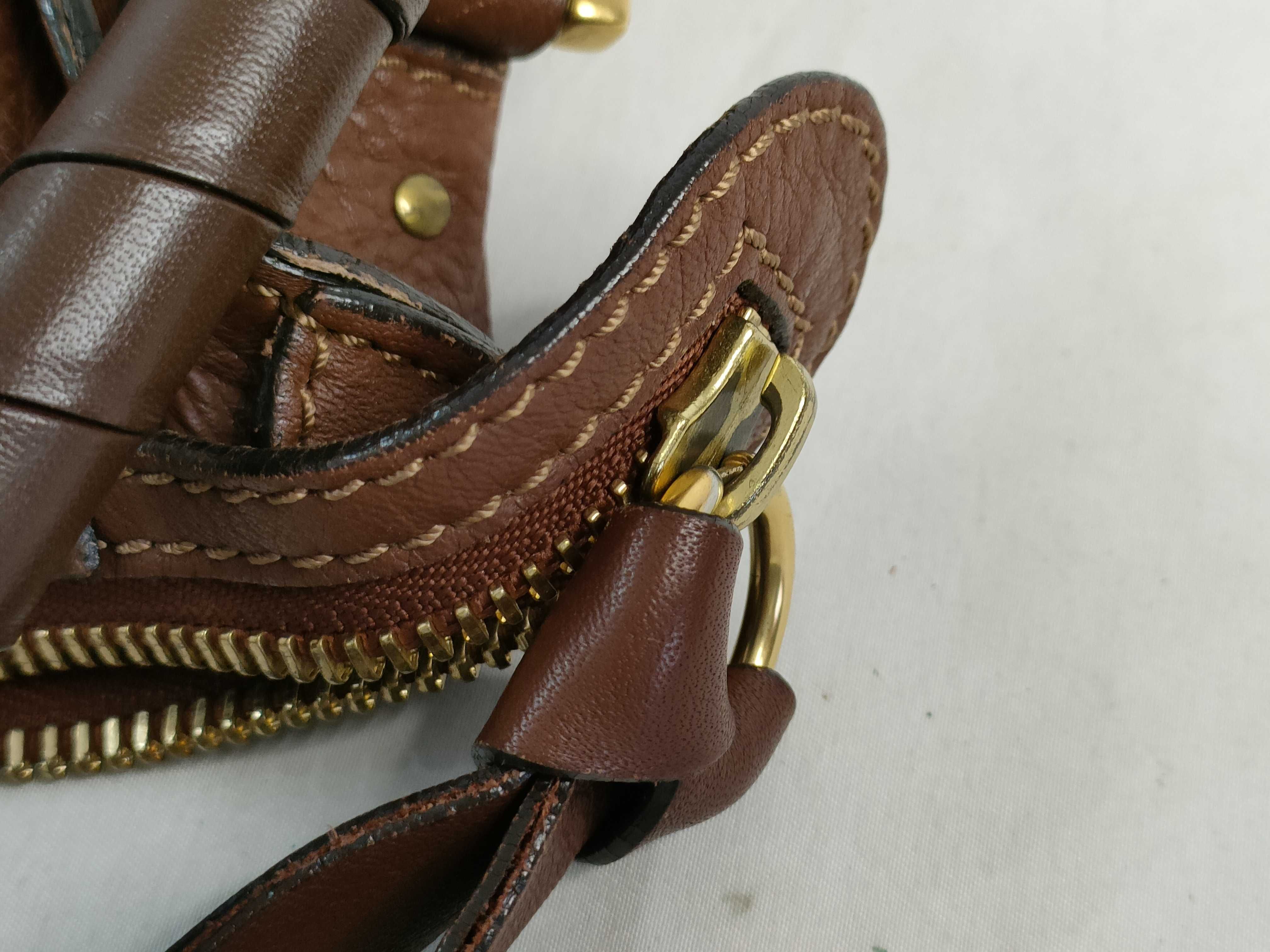 marcy leather handbag shoulder bag brown shoulder bag — view 14