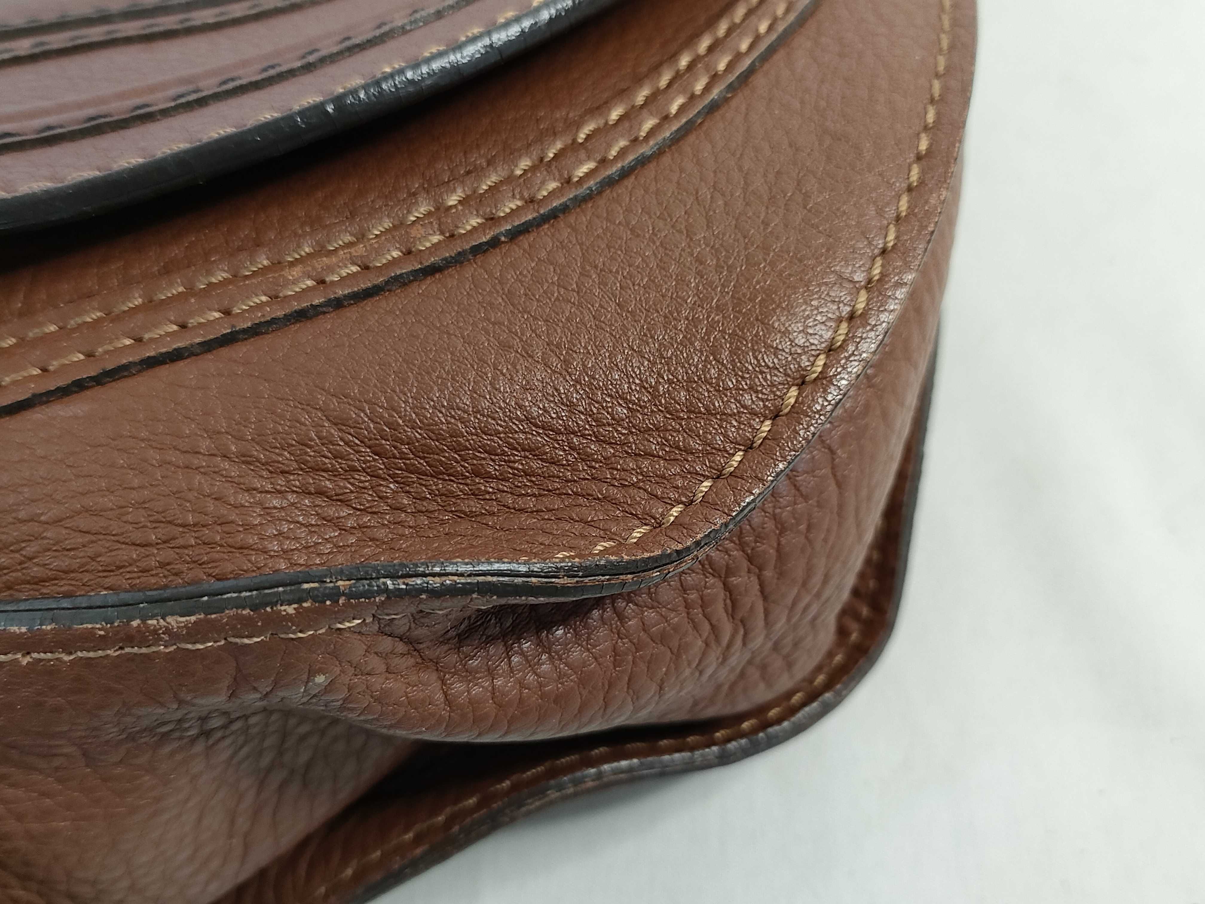 marcy leather handbag shoulder bag brown shoulder bag — view 6