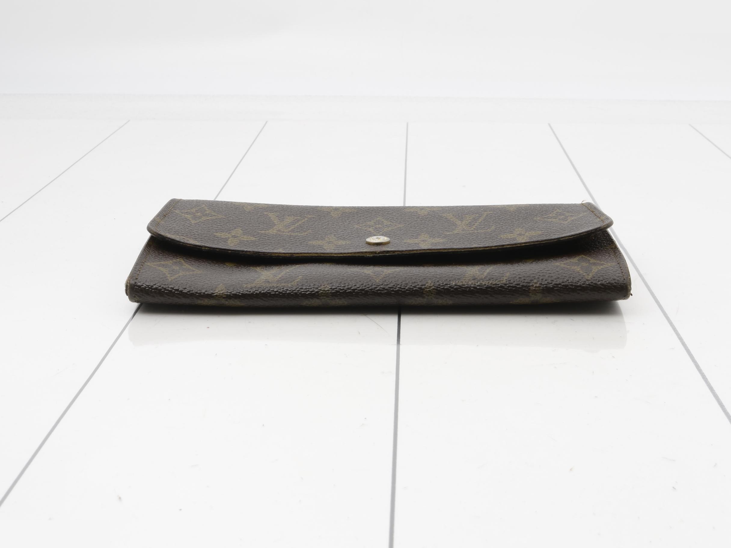 Monogram Long Wallet Portefeuille Sarah — view 3