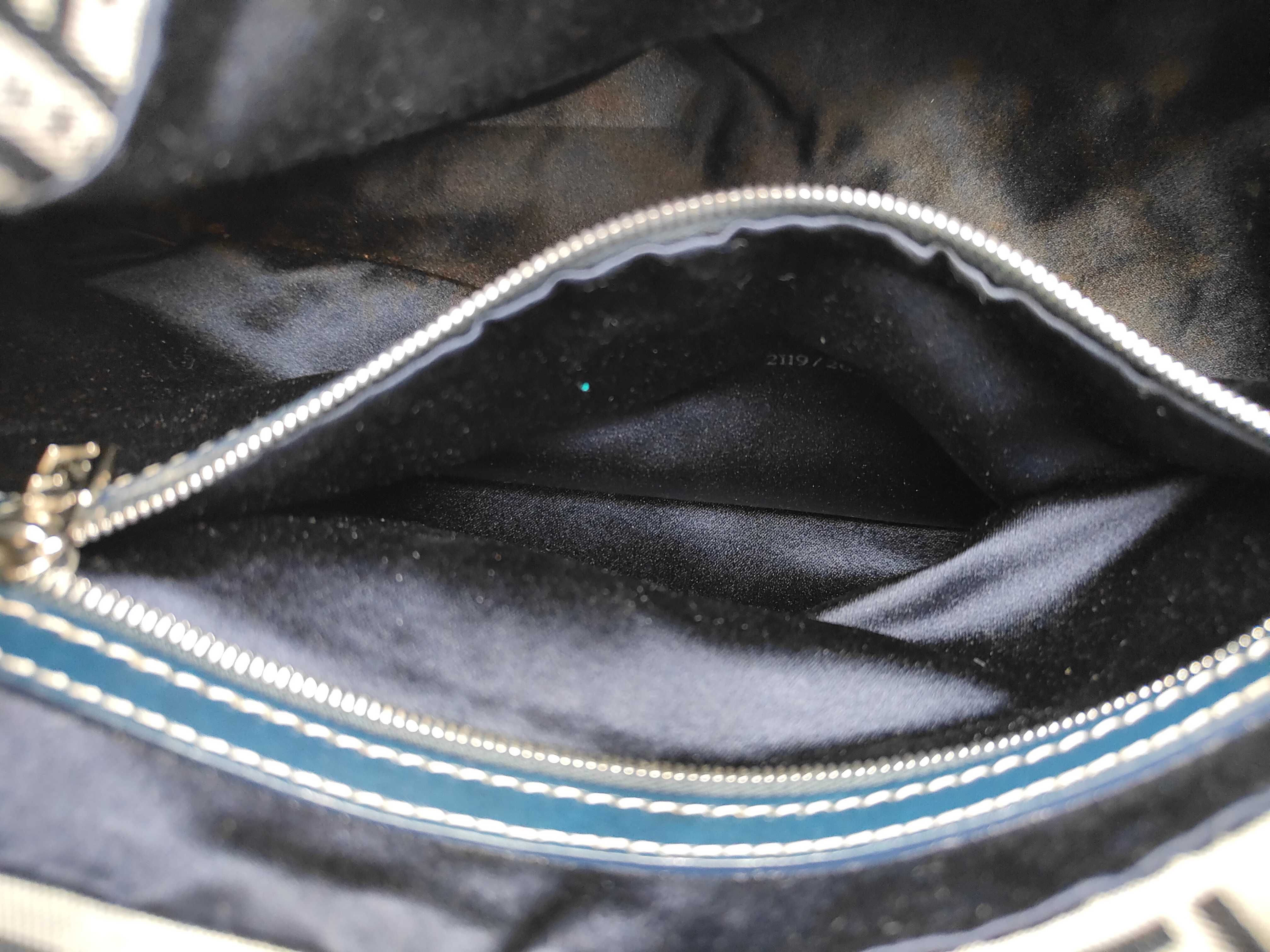 Zucchino Bucket Bag, Navy — view 9