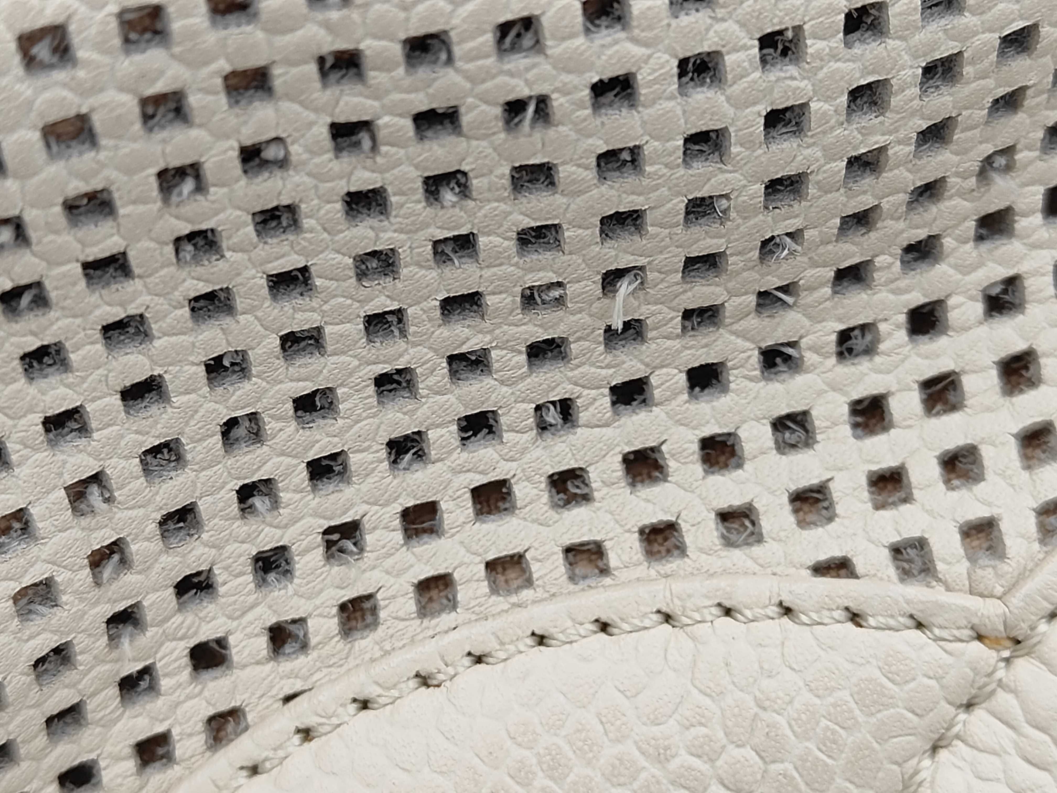 Coco Mark Handbag, Perforated Beige, with Seal/Card — view 15