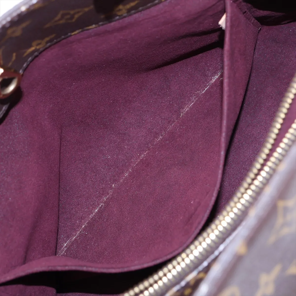 Monogram Montaigne MM M41056 CA1184 Brown, clochette strap cracked. — view 11