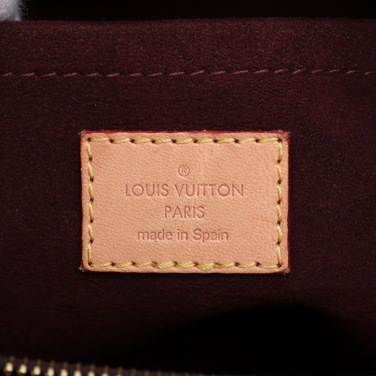 Monogram Montaigne MM M41056 CA1184 Brown, clochette strap cracked. — view 12