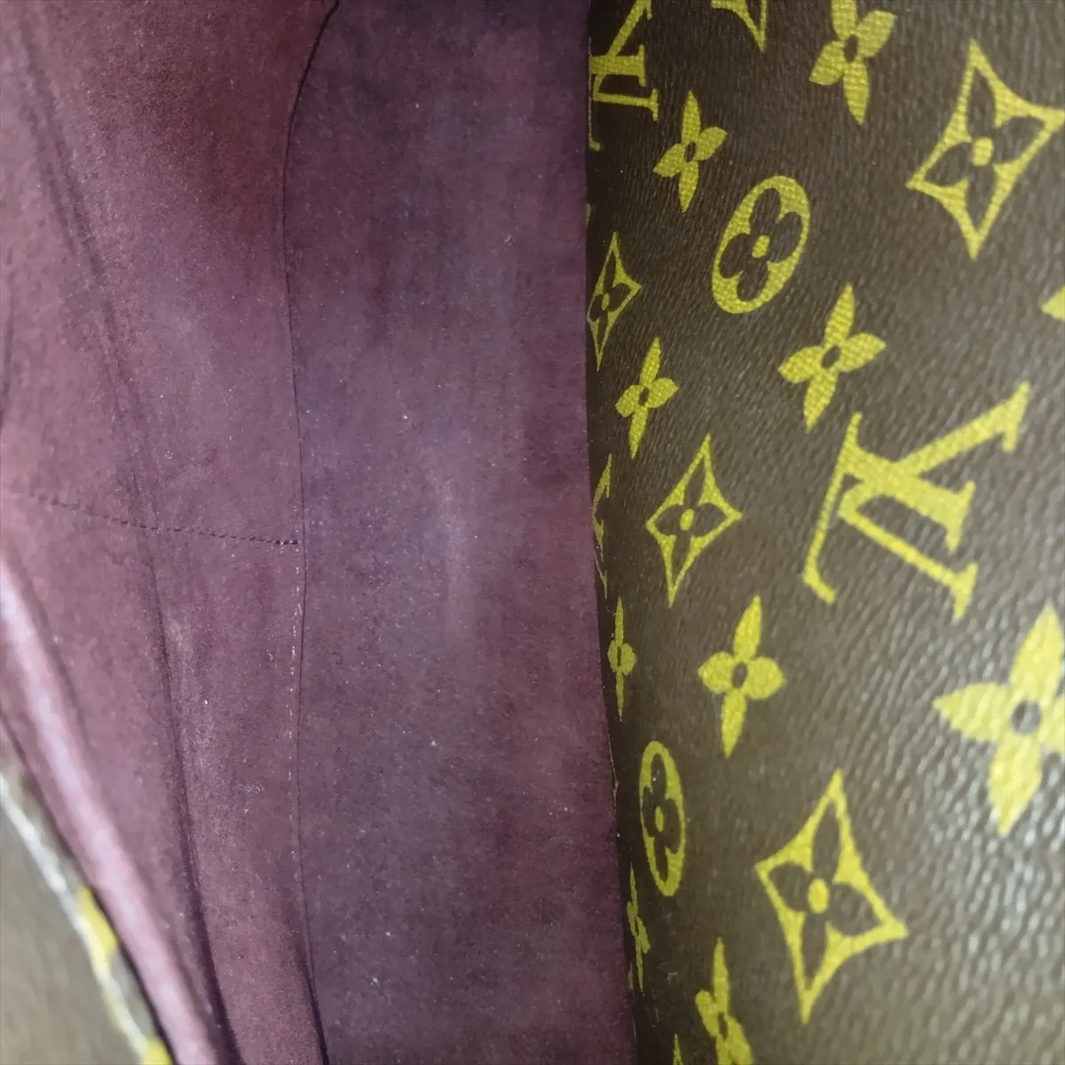 Monogram Montaigne MM M41056 CA1184 Brown, clochette strap cracked. — view 14