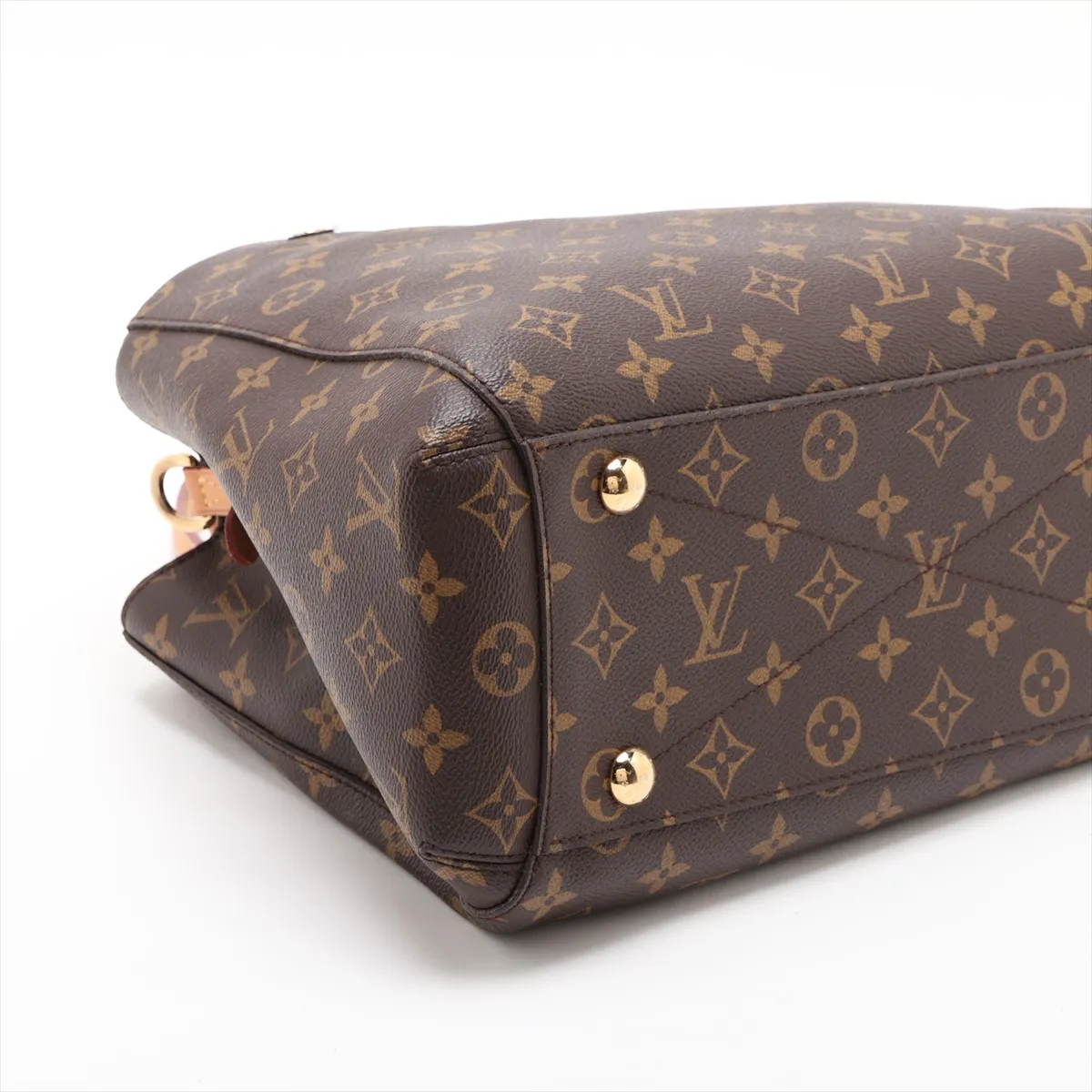 Monogram Montaigne MM M41056 CA1184 Brown, clochette strap cracked. — view 4