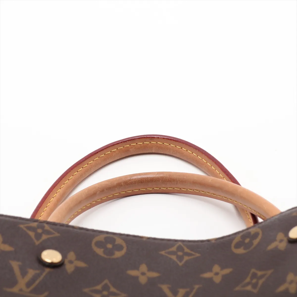 Monogram Montaigne MM M41056 CA1184 Brown, clochette strap cracked. — view 6