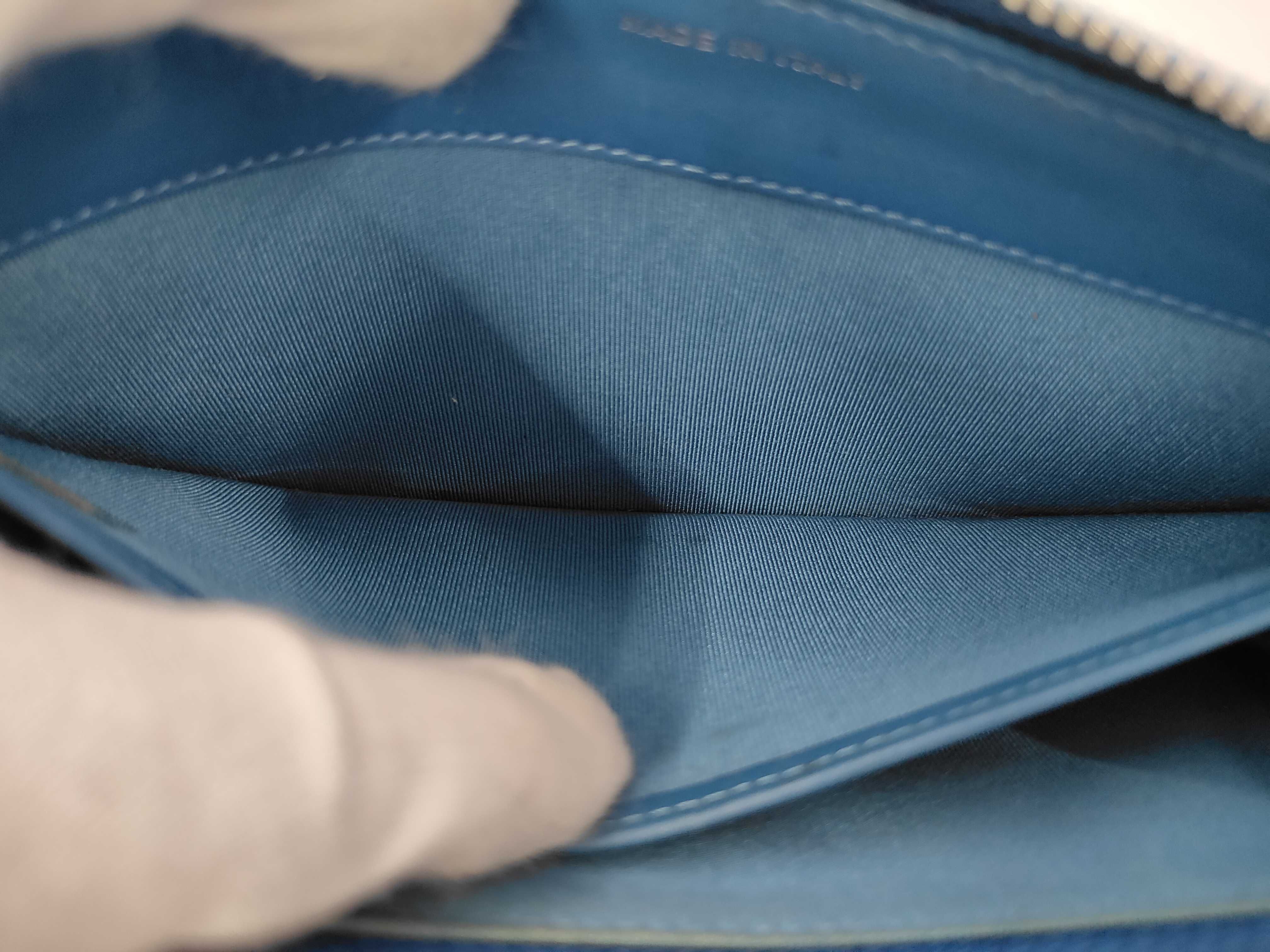 Blue Caviar Skin Matelassé Wallet (Serial Number 17) — view 8