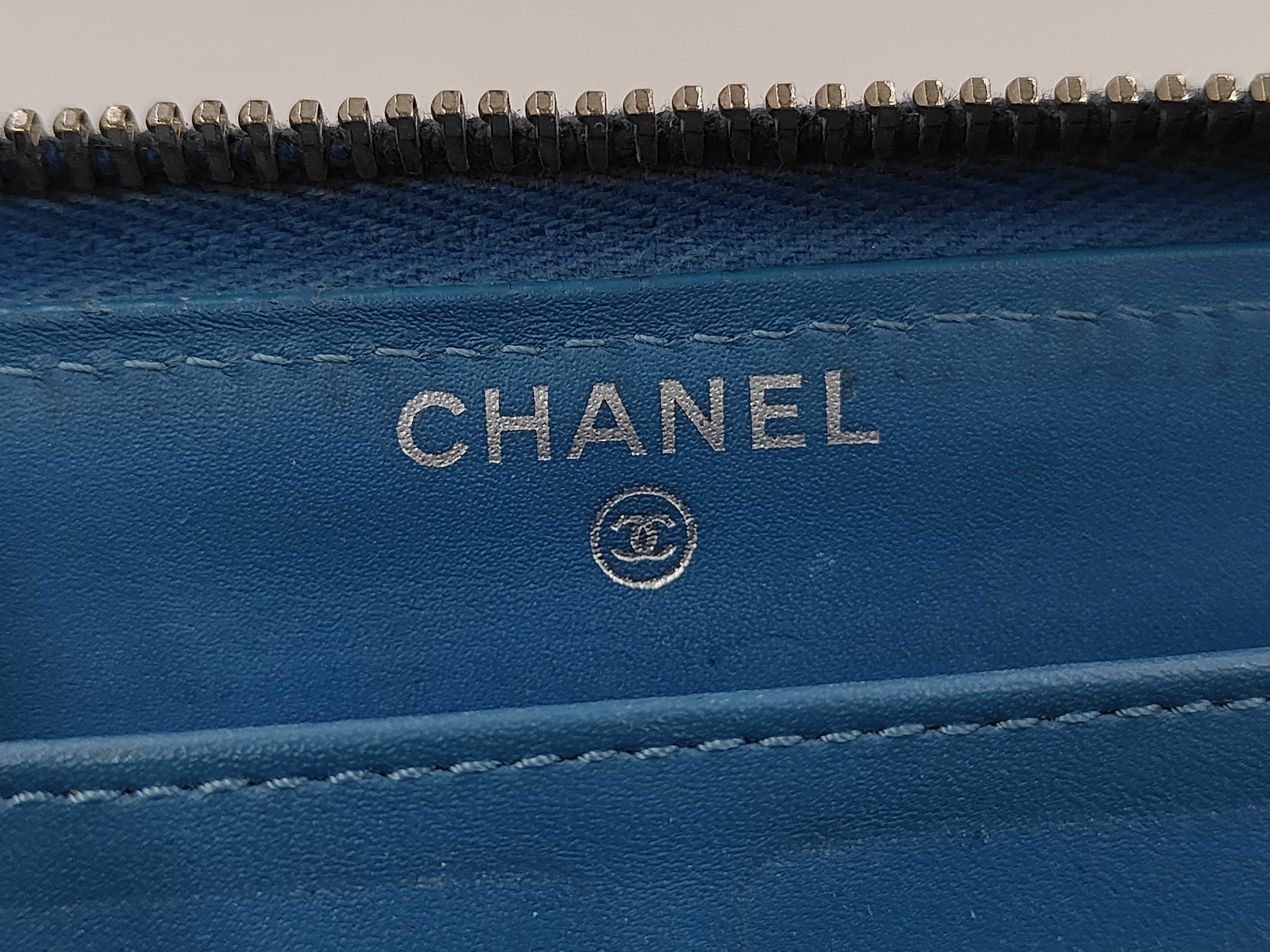 Blue Caviar Skin Matelassé Wallet (Serial Number 17) — view 9