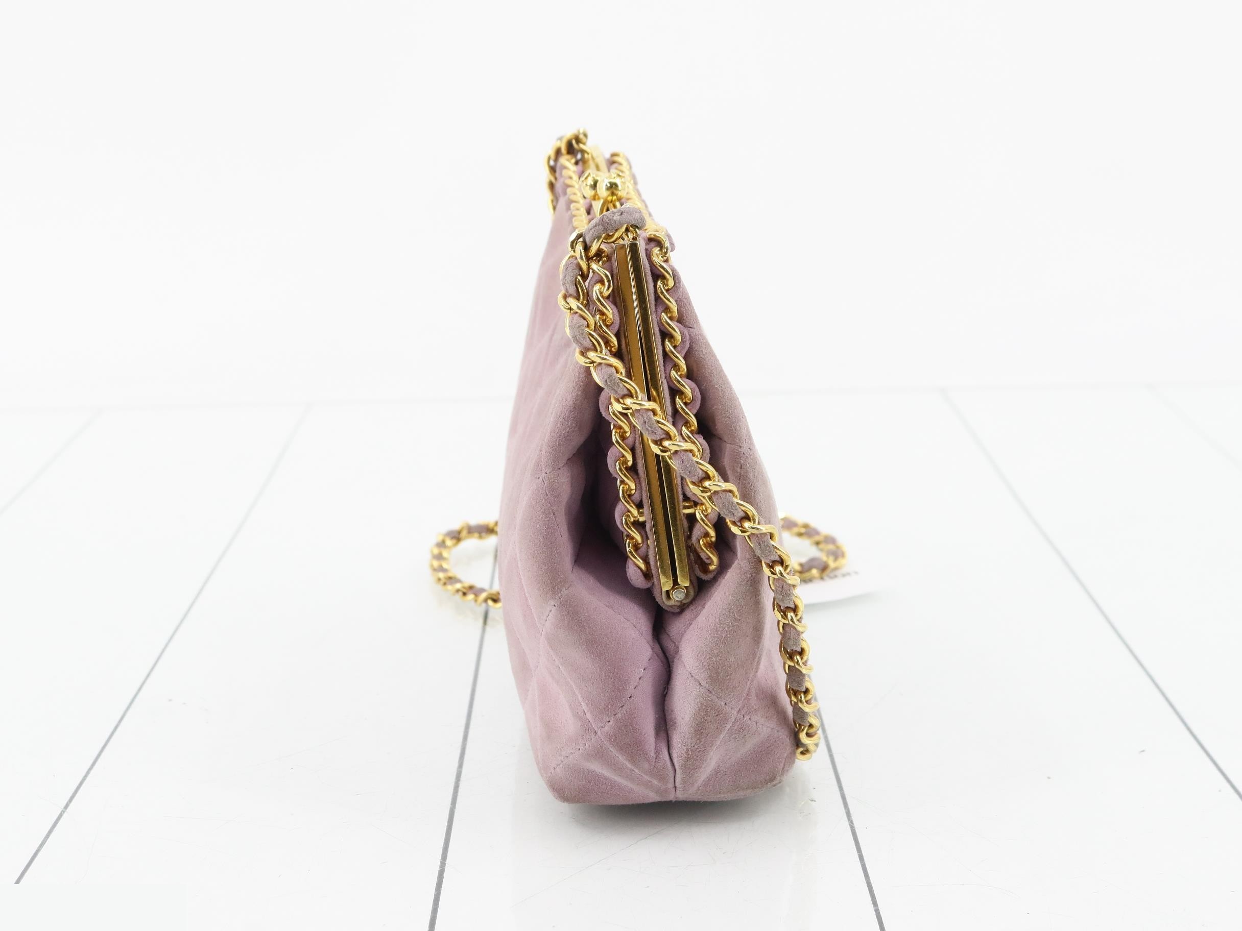 Matelassé coin purse shoulder bag — view 4