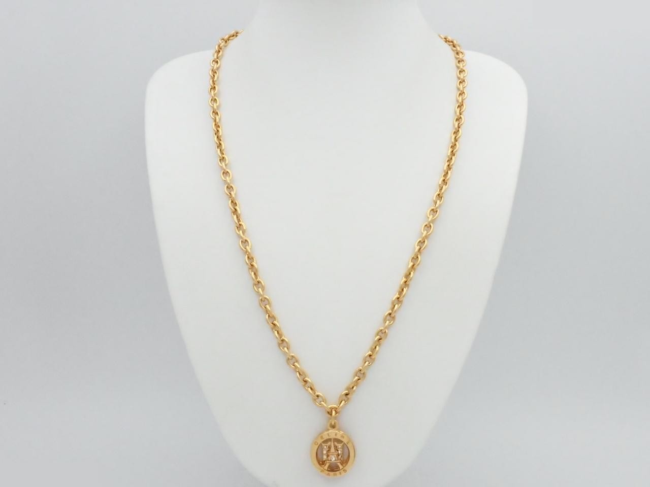Gold rhinestone chain, approximately 60cm — view 3
