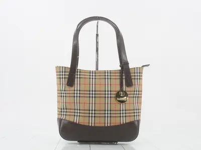 Burberrys Nova Check Semi-Shoulder Bag