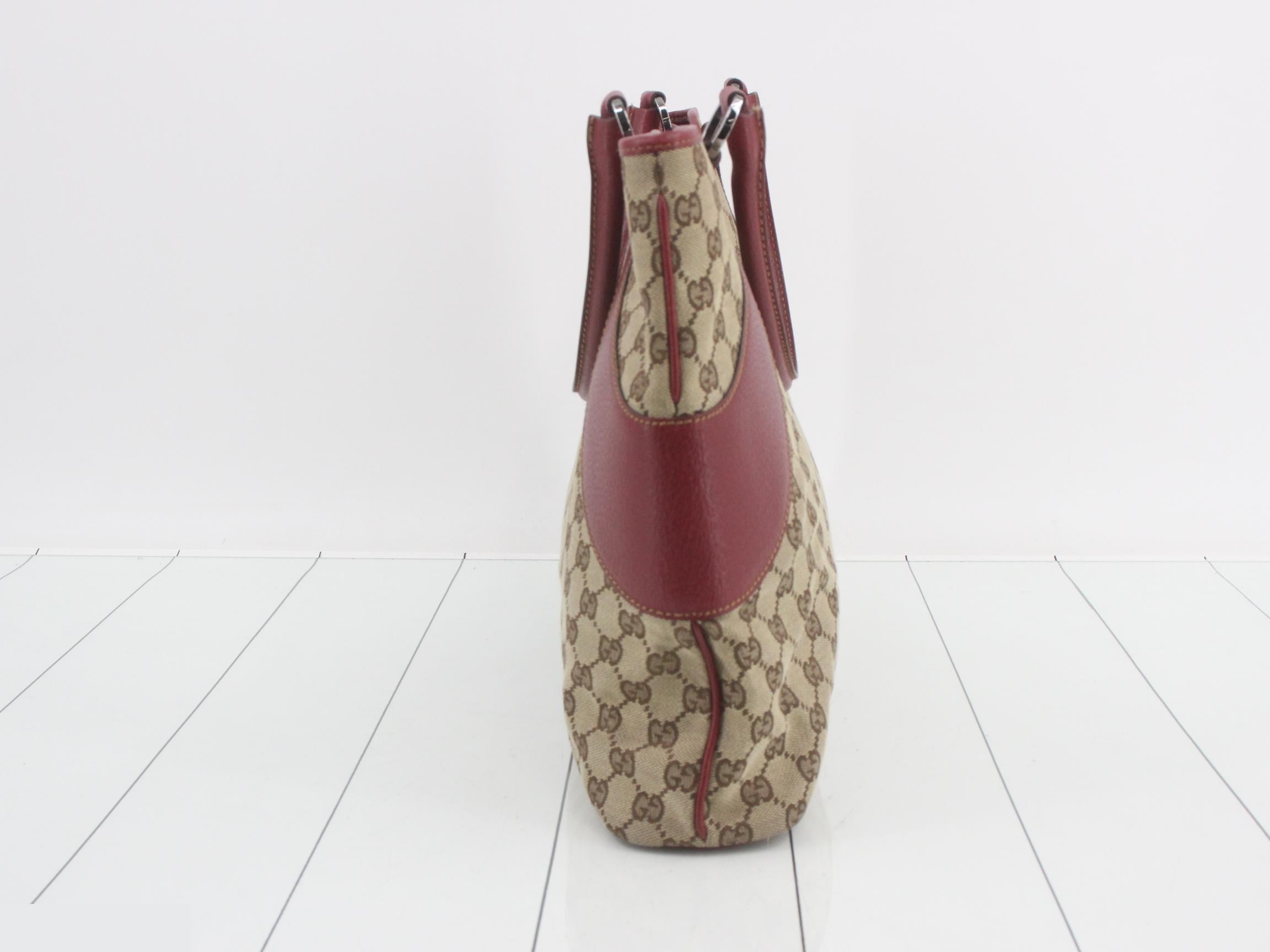 GG Canvas Tote Bag - Red — view 3