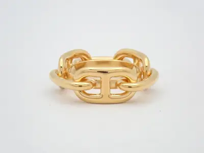 Chaine d'Ancre scarf ring, gold hardware