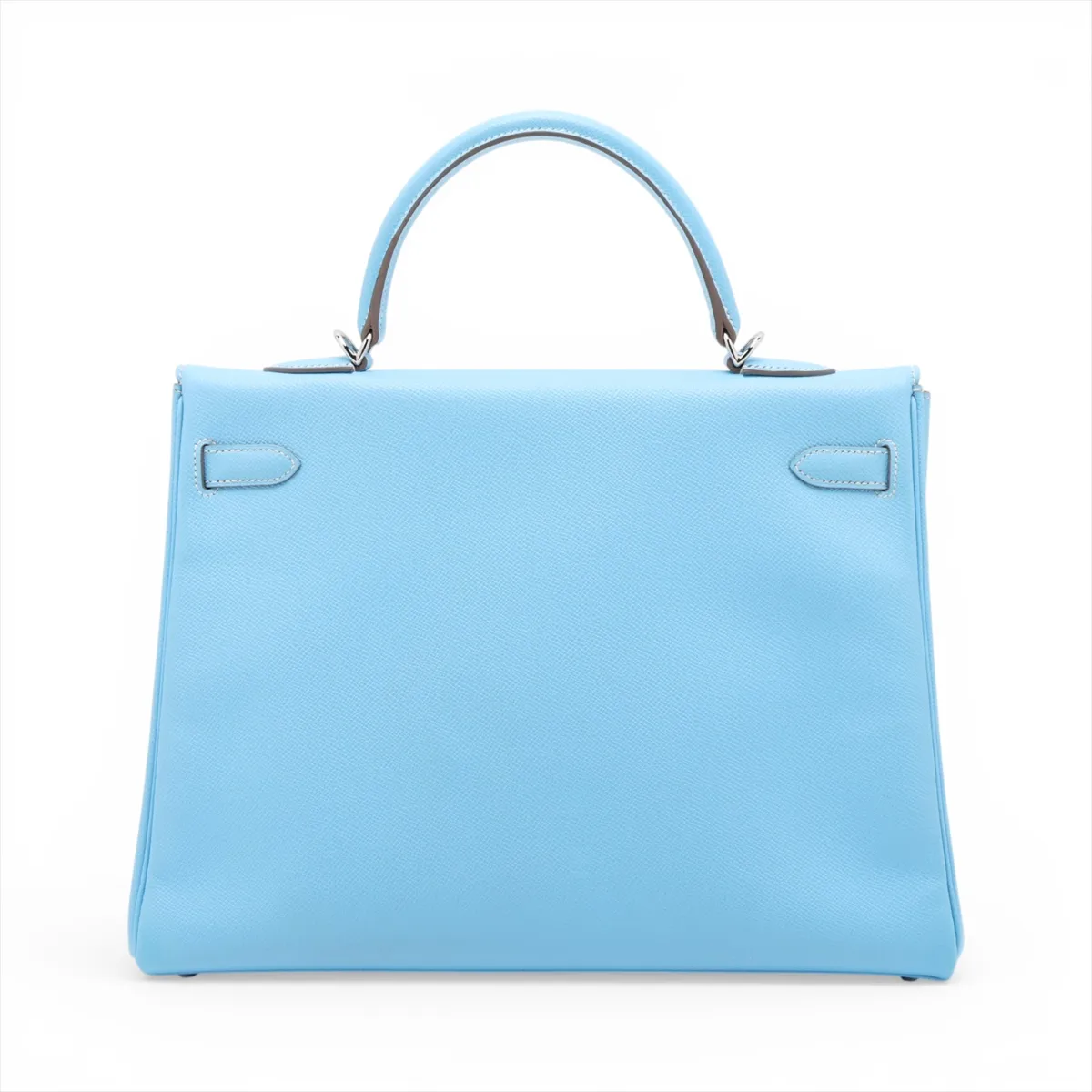 [Individually packaged] Hermes Candy Kelly 35 Veau Epsom Celeste x Mykonos Silver Hardware O: 2011 — view 2