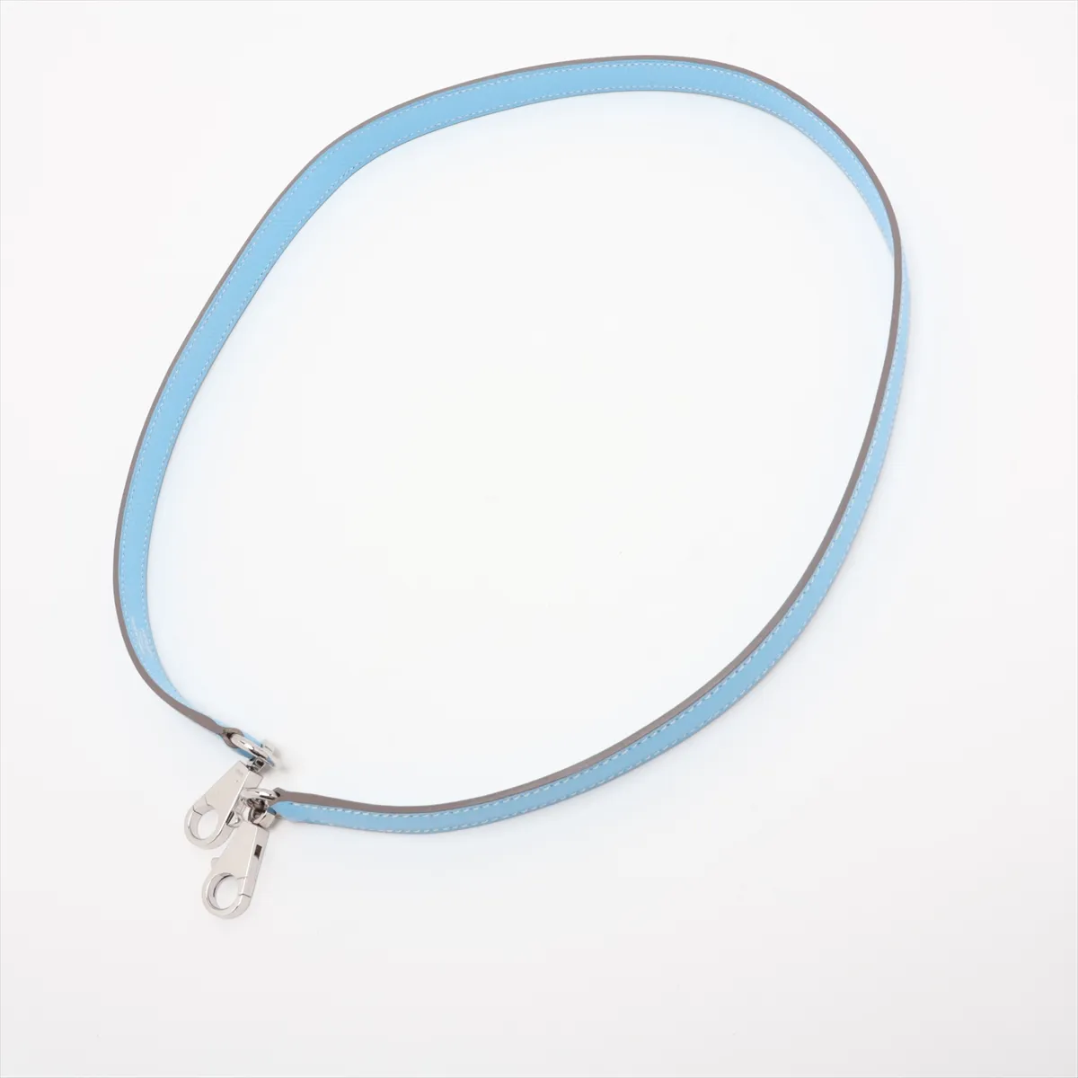[Individually packaged] Hermes Candy Kelly 35 Veau Epsom Celeste x Mykonos Silver Hardware O: 2011 — view 7