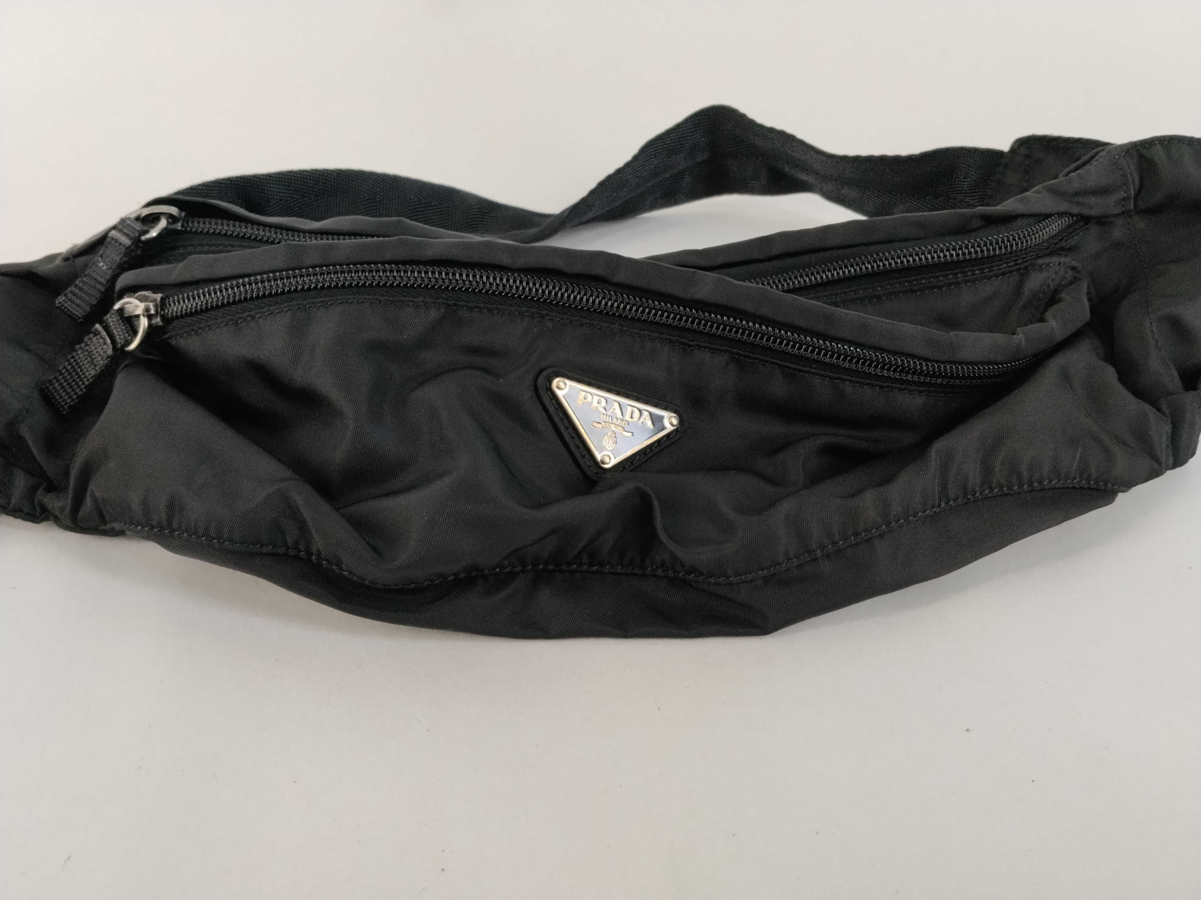 Nylon Waist Bag, Black Nylon Waist Bag — view 7