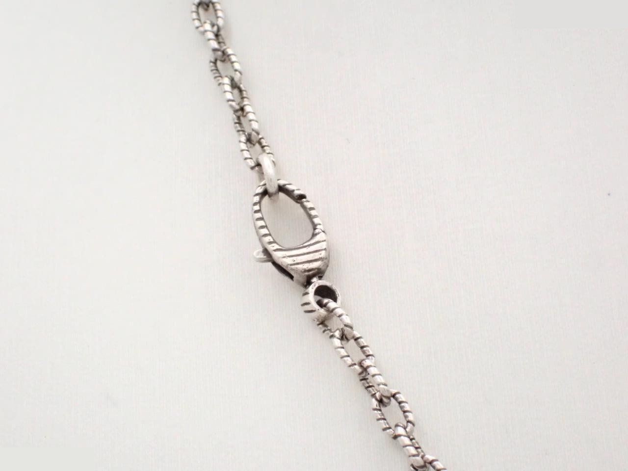 Interlocking G Arabesque Necklace 925/16.4g — view 2