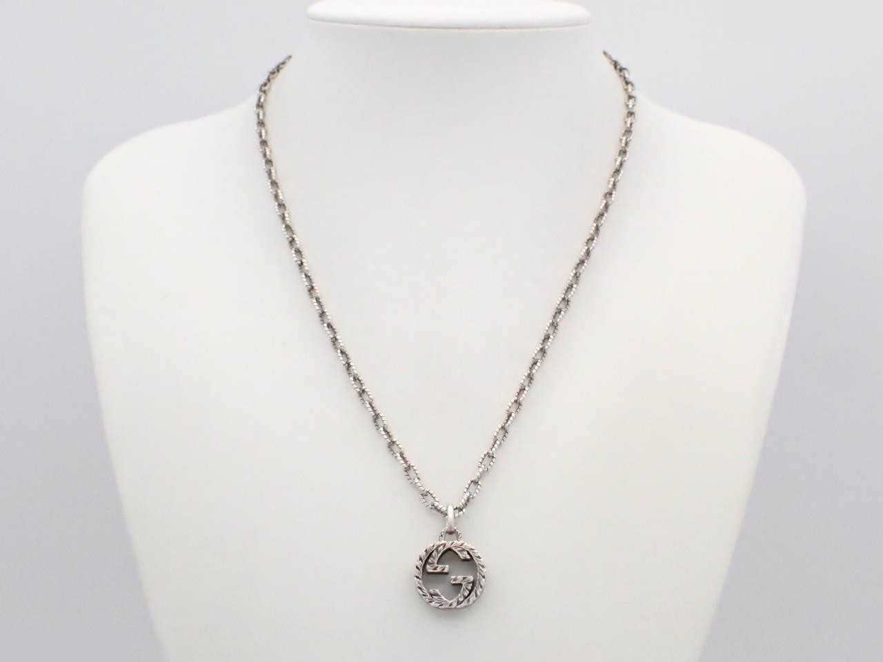 Interlocking G Arabesque Necklace 925/16.4g — view 3