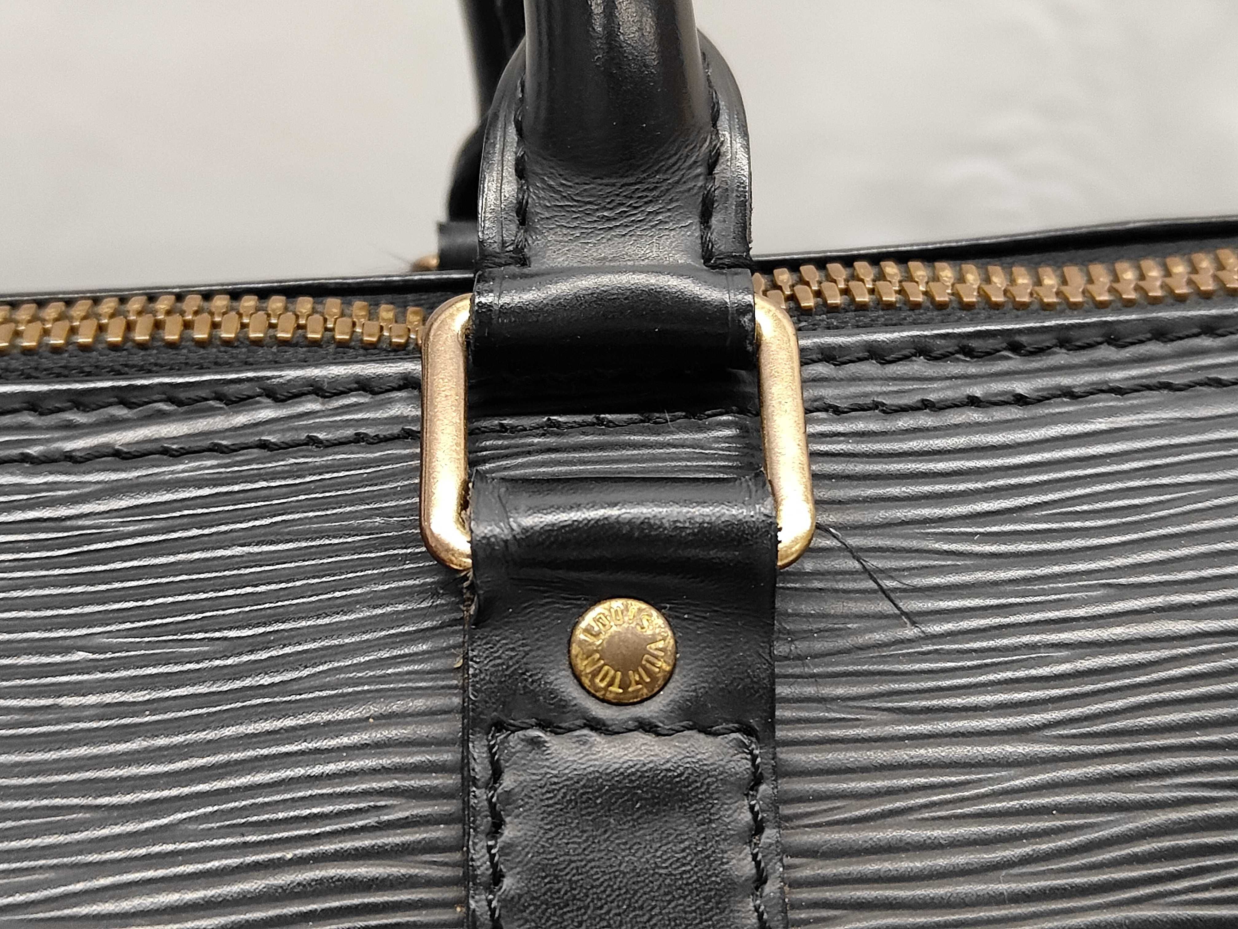 Epi Keepall 50 Black M42962 Boston Bag — view 4