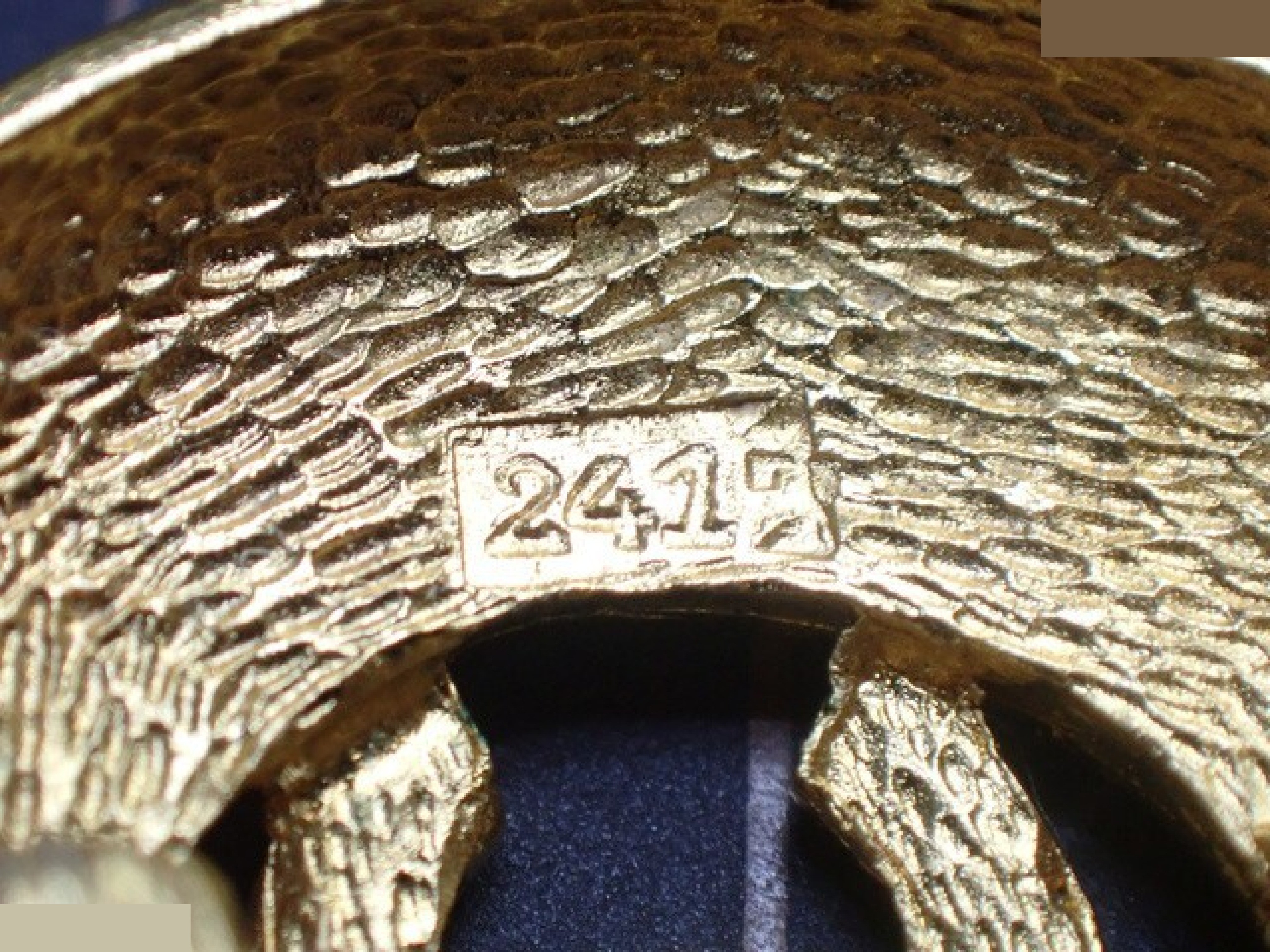 Coco Mark Earrings, Engraved 2417 — view 3