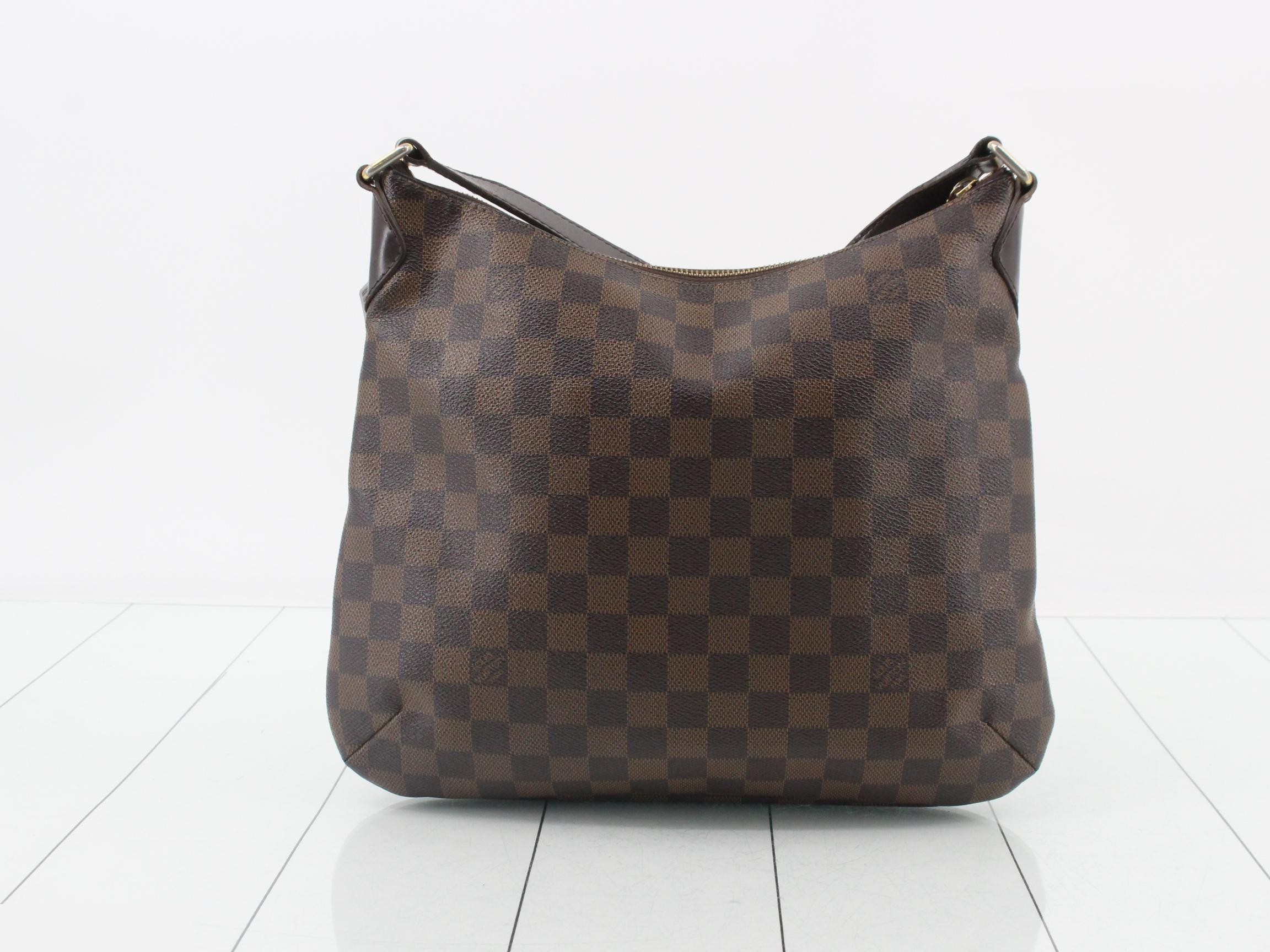 Damier Ebene Bloomsbury PM Shoulder Bag with Gold Hardware — view 2