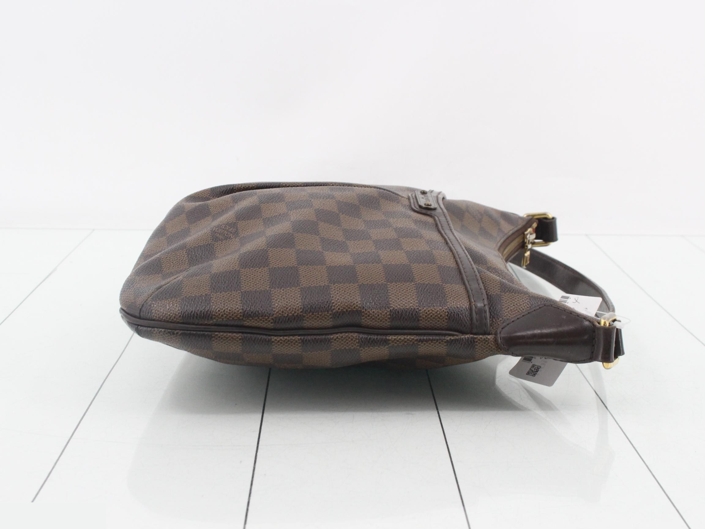 Damier Ebene Bloomsbury PM Shoulder Bag with Gold Hardware — view 3