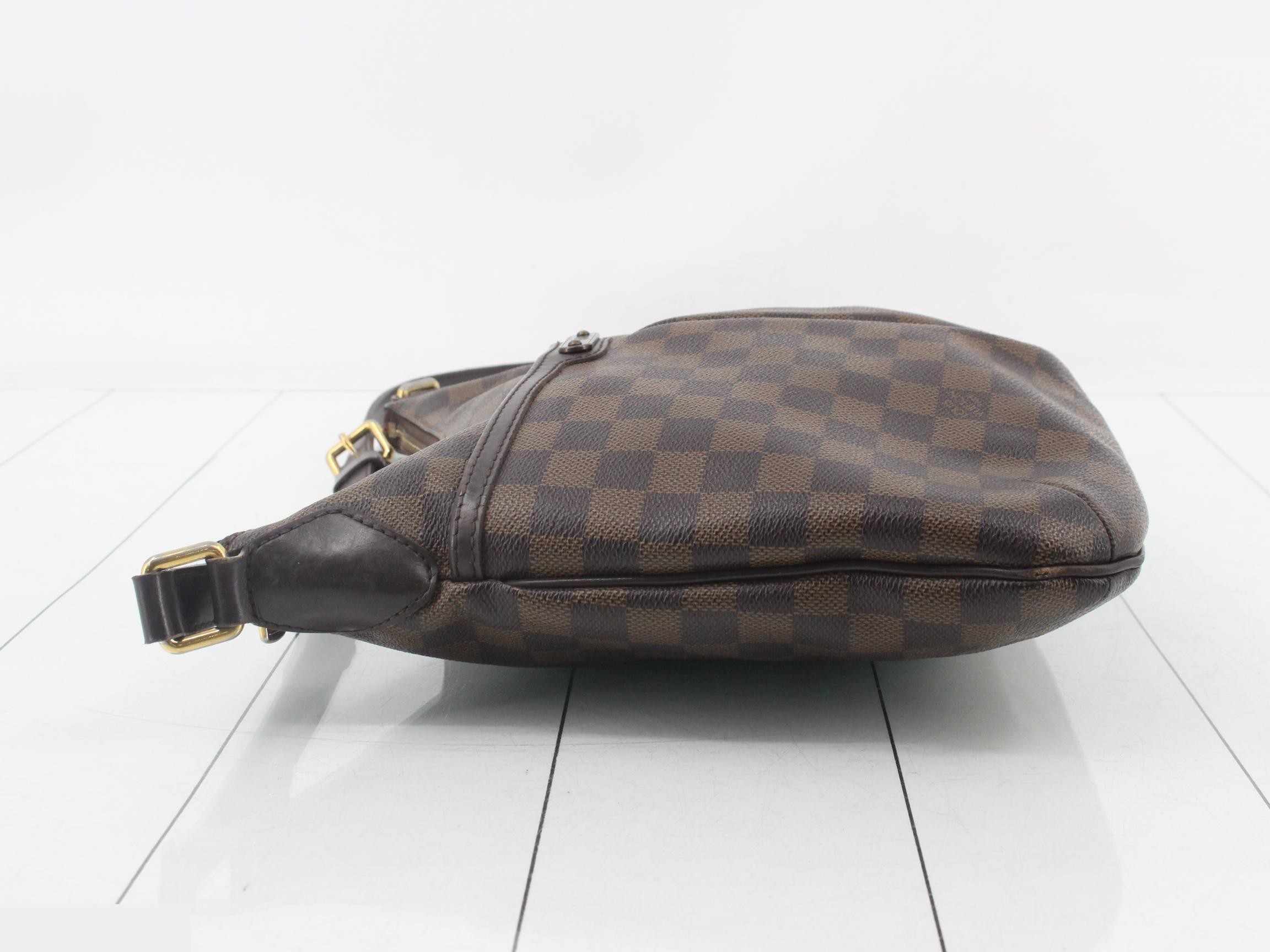 Damier Ebene Bloomsbury PM Shoulder Bag with Gold Hardware — view 4