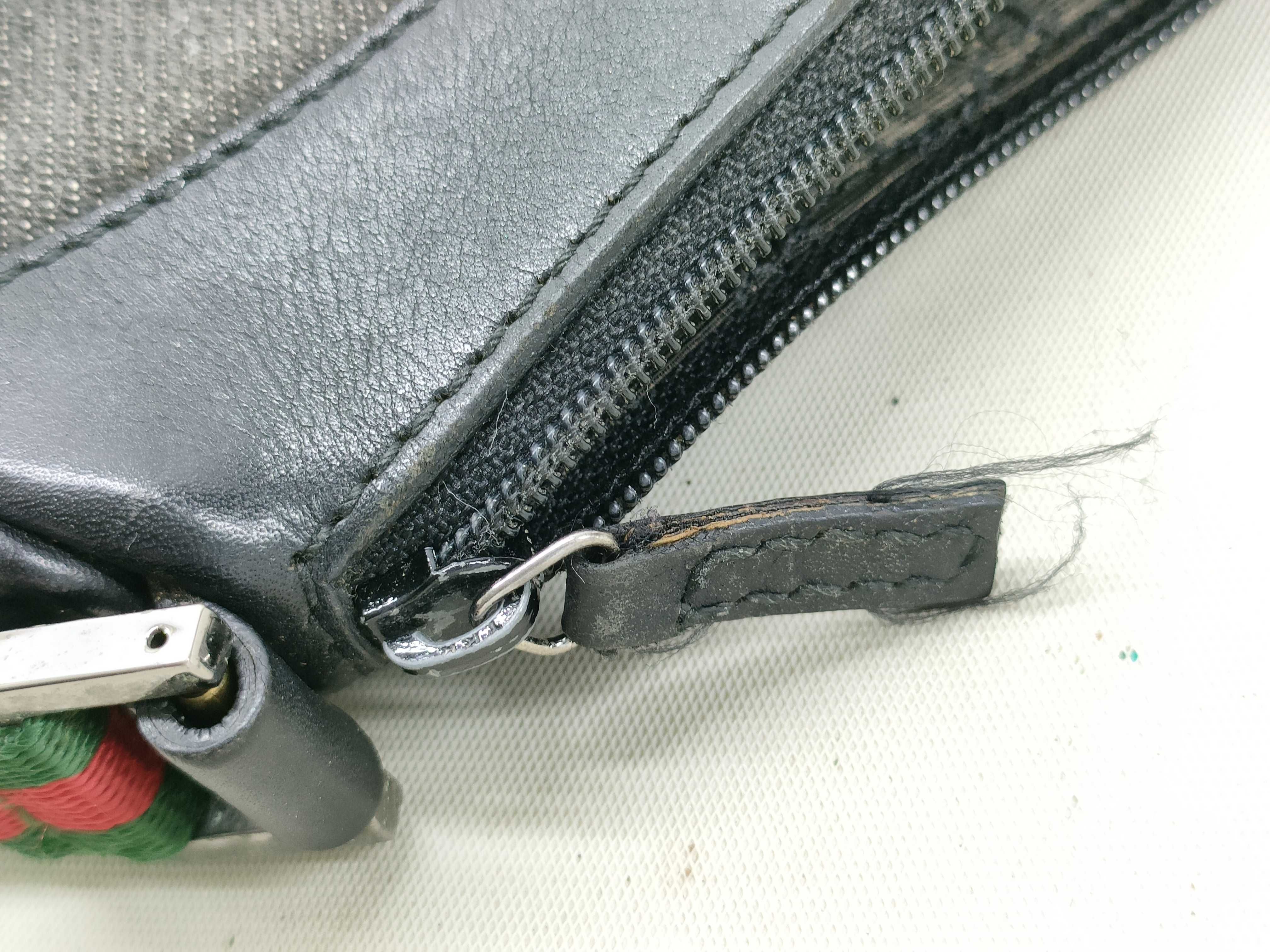 Denim Sherry Line Accessory Pouch Handbag — view 13