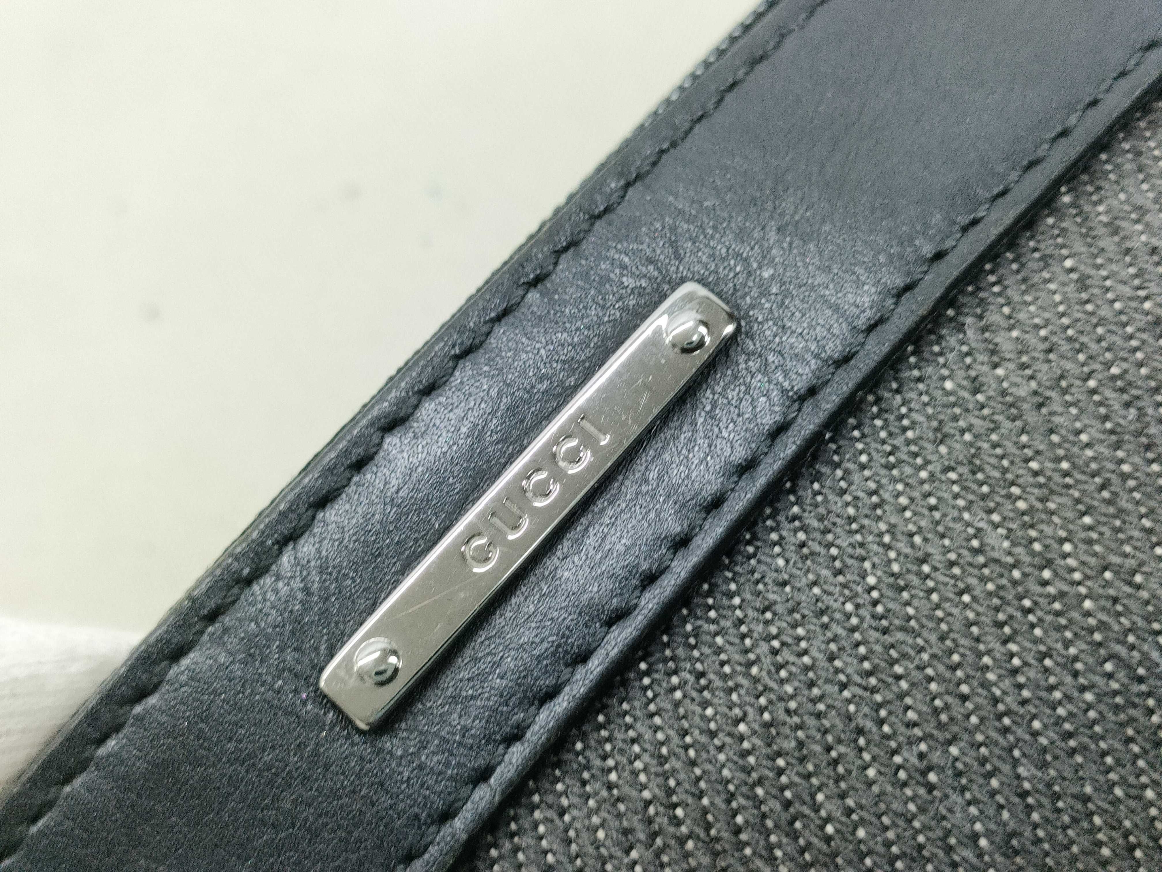 Denim Sherry Line Accessory Pouch Handbag — view 14