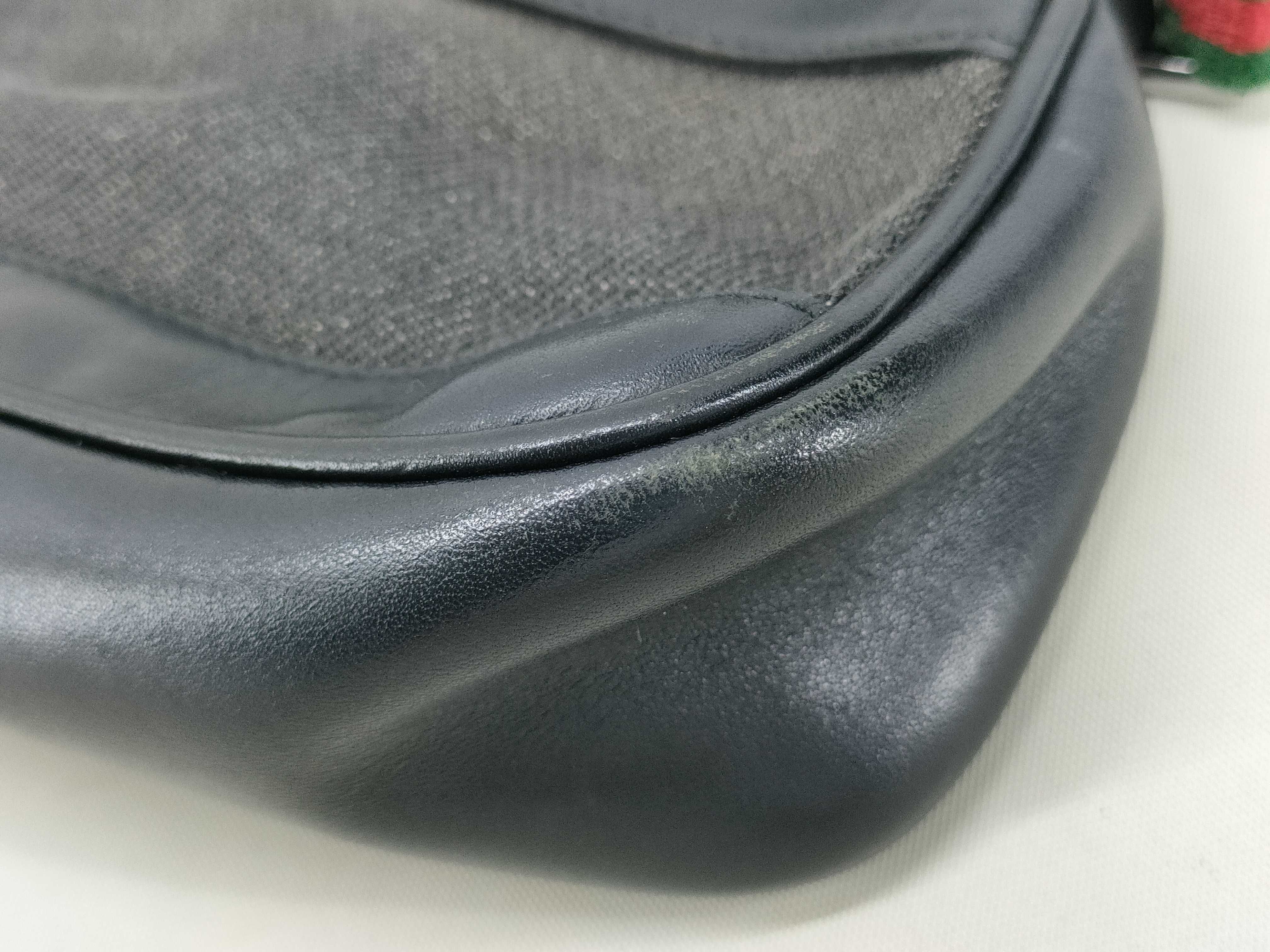 Denim Sherry Line Accessory Pouch Handbag — view 4