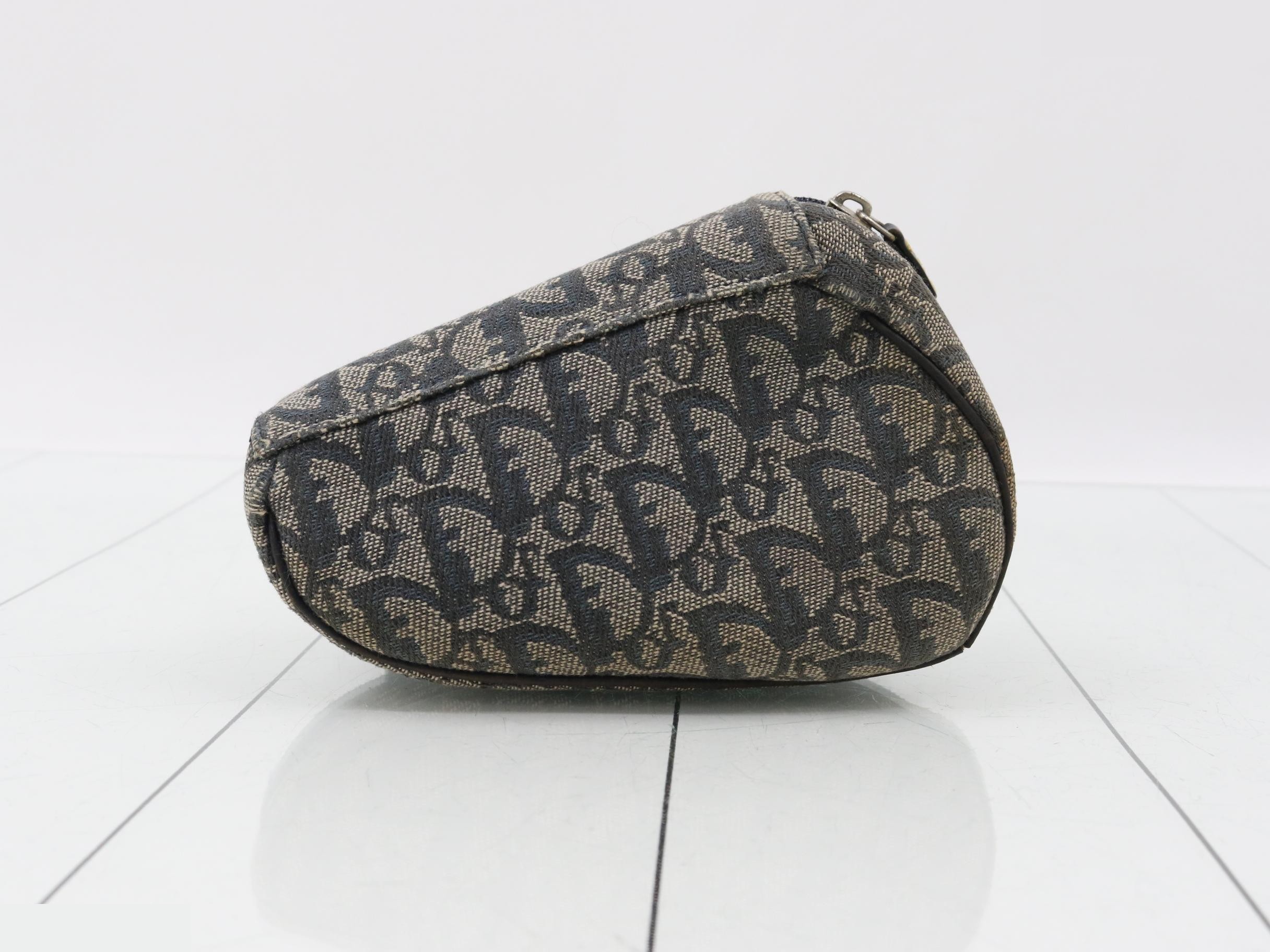 Trotter Saddle Pouch, Navy — view 2