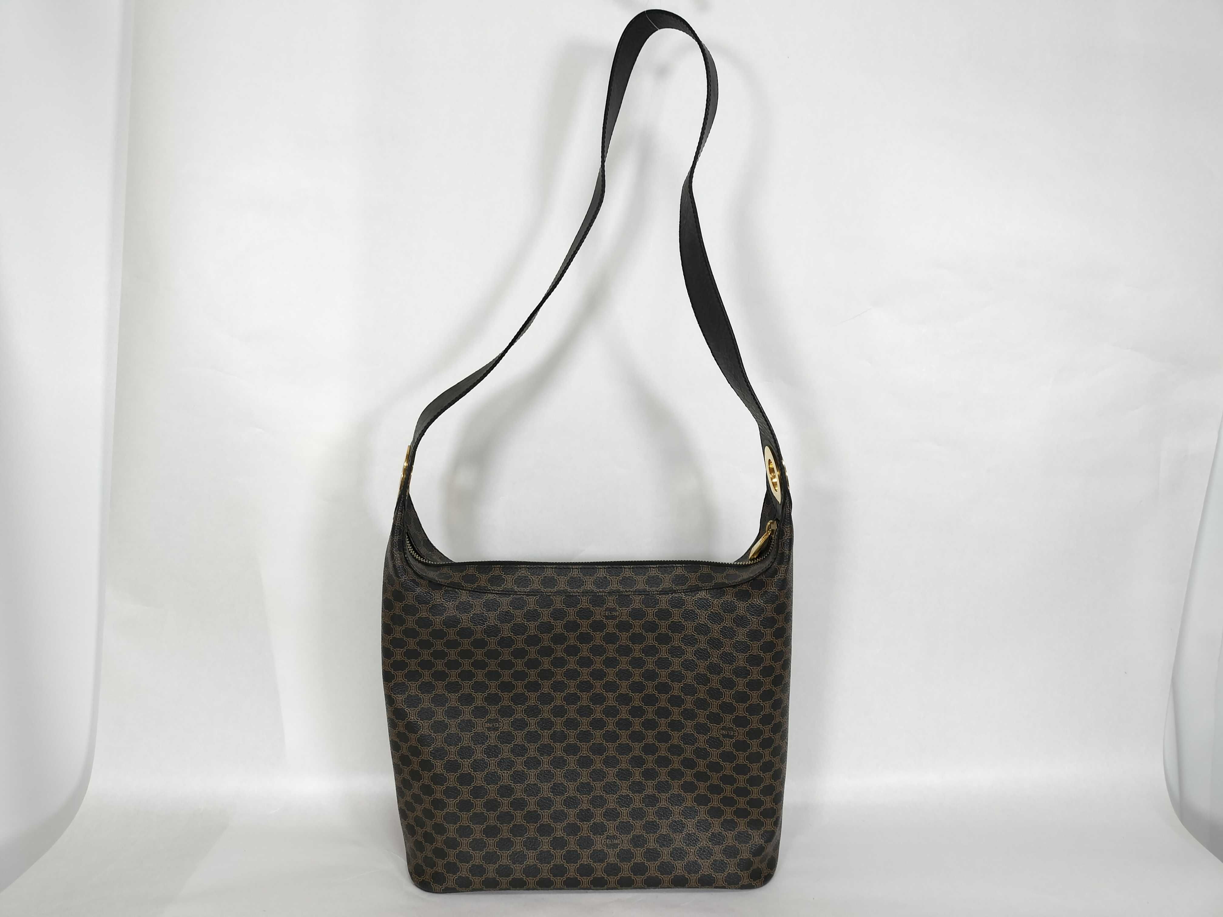 Black Macadam One-Shoulder Bag