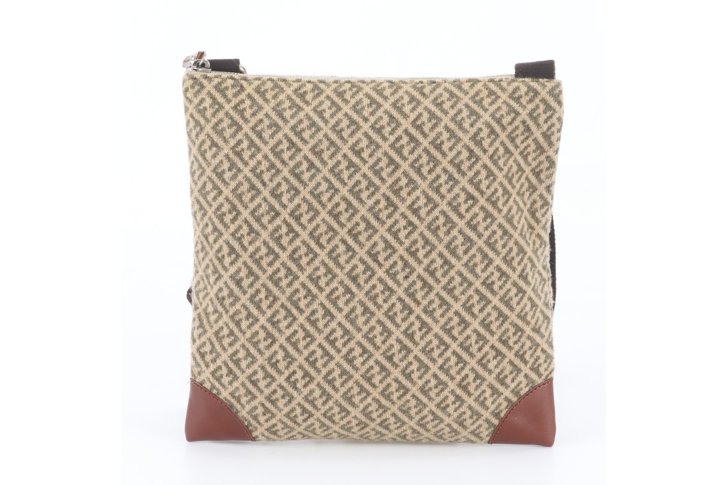 Zucchino 119-2384 Leather Canvas Shoulder Bag — view 3