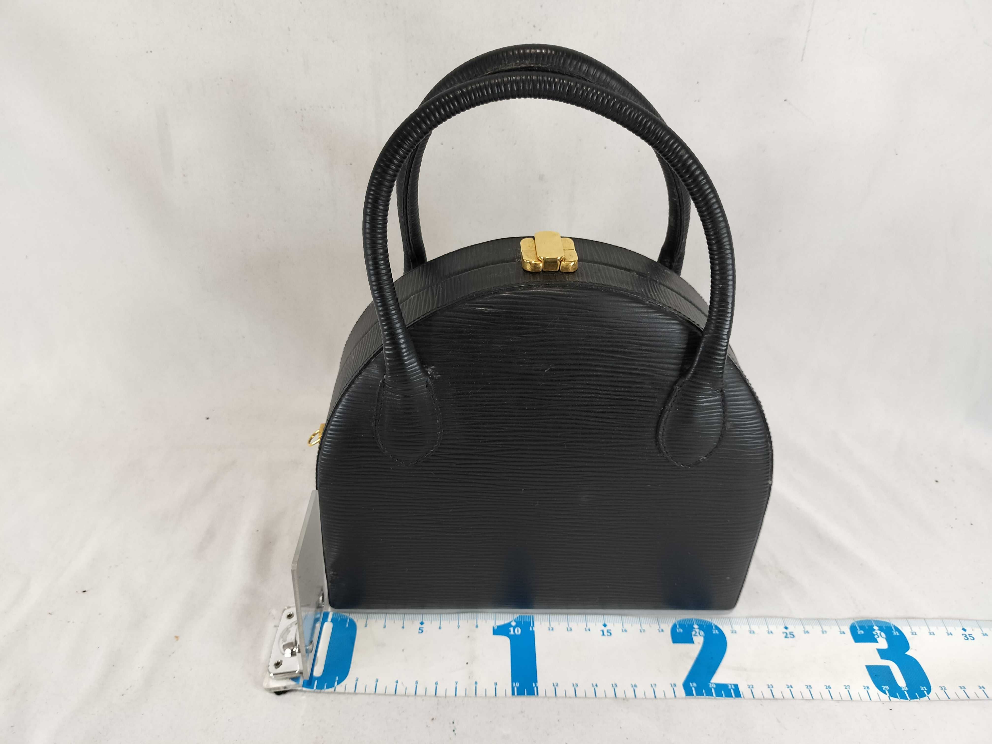 Handbag/Shoulder Bag/2-way/Epi Leather/Black/Gold — view 2