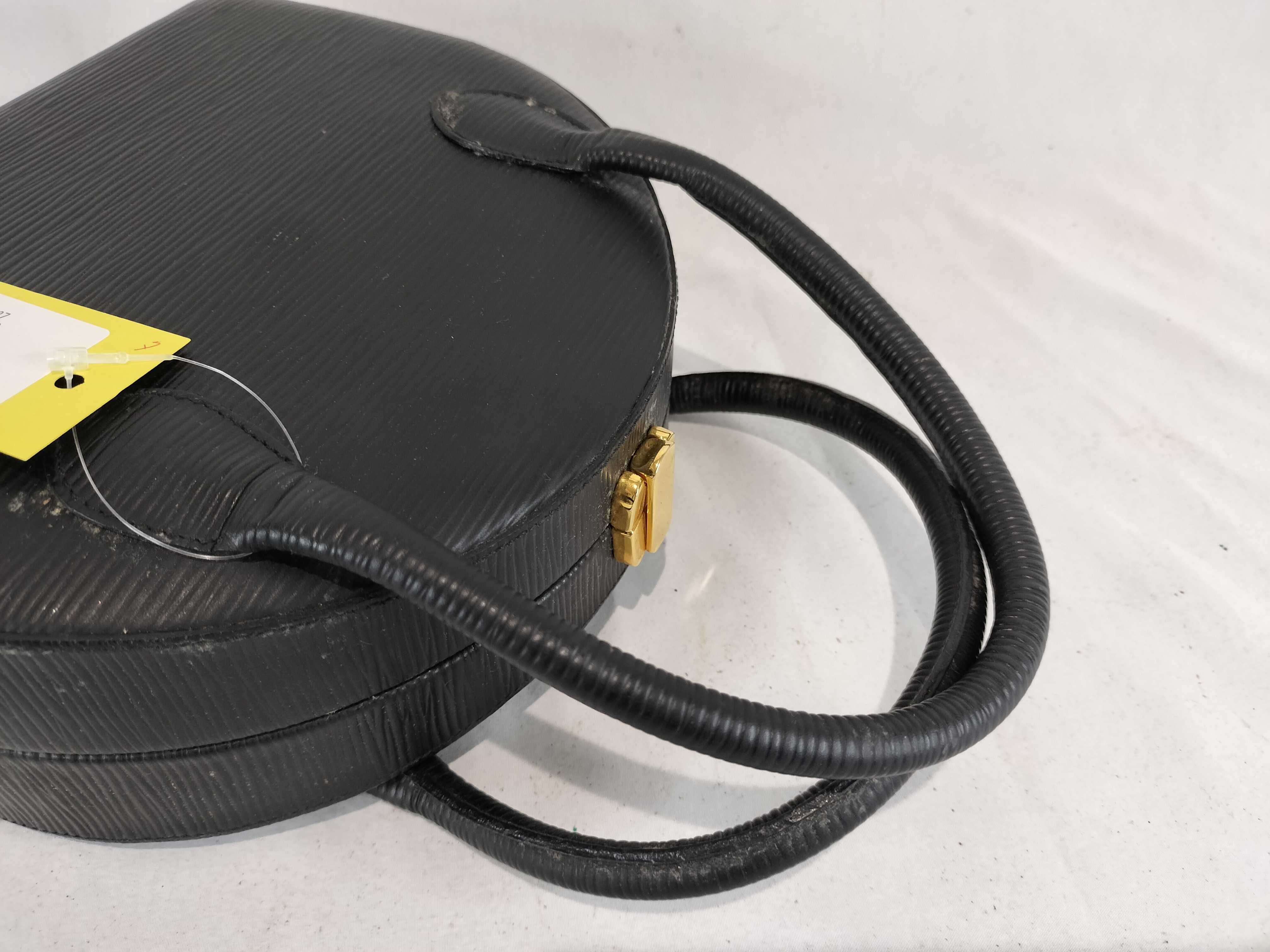 Handbag/Shoulder Bag/2-way/Epi Leather/Black/Gold — view 3